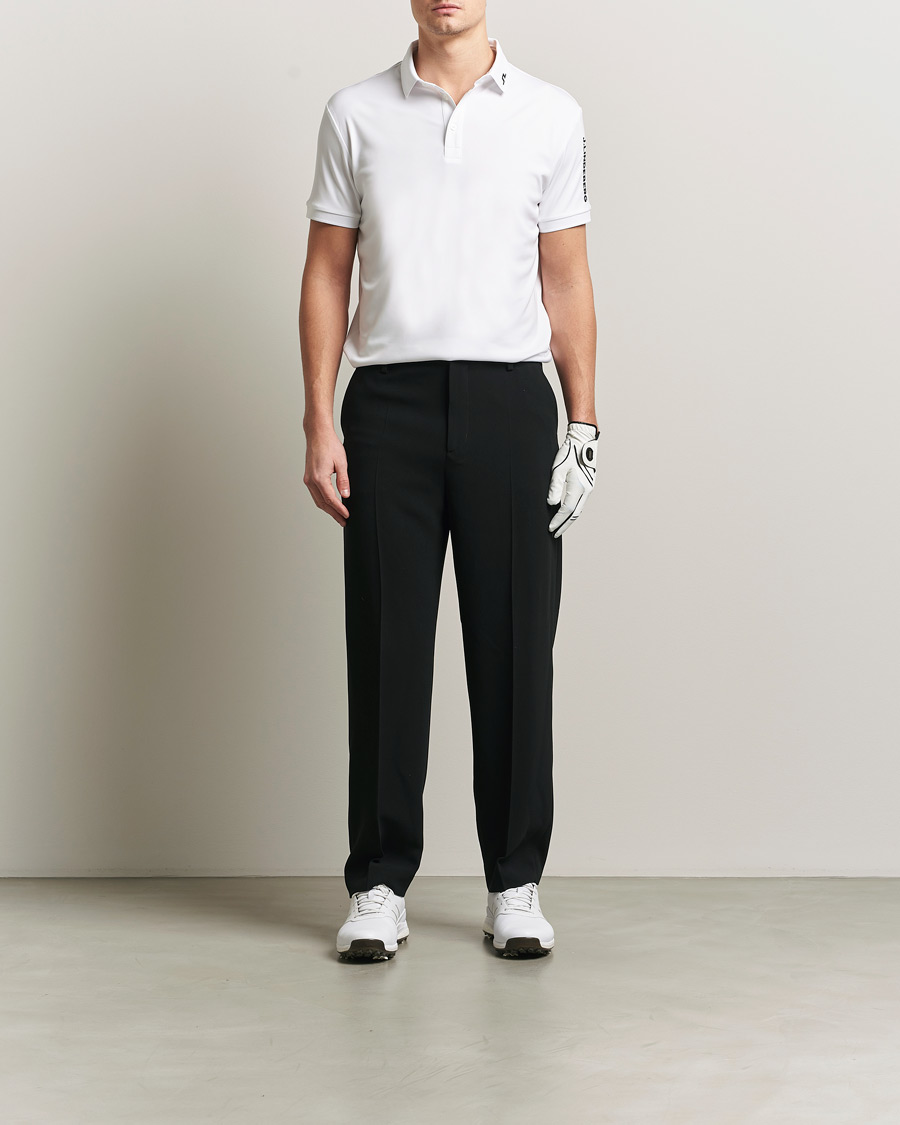 Men | Polo Shirts | J.Lindeberg | Tour Tech Polo White