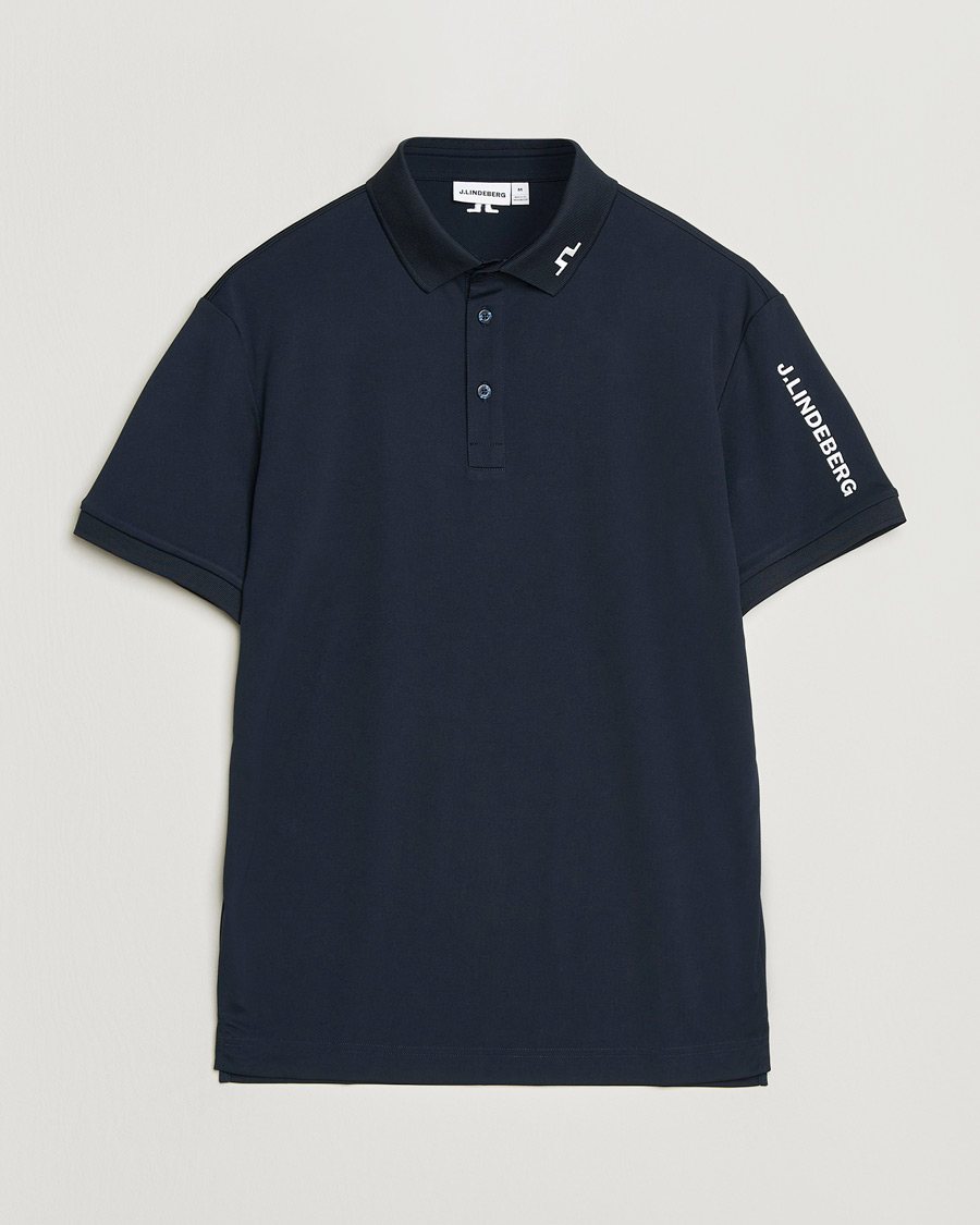 Men | Polo Shirts | J.Lindeberg | Tour Tech Polo JL Navy