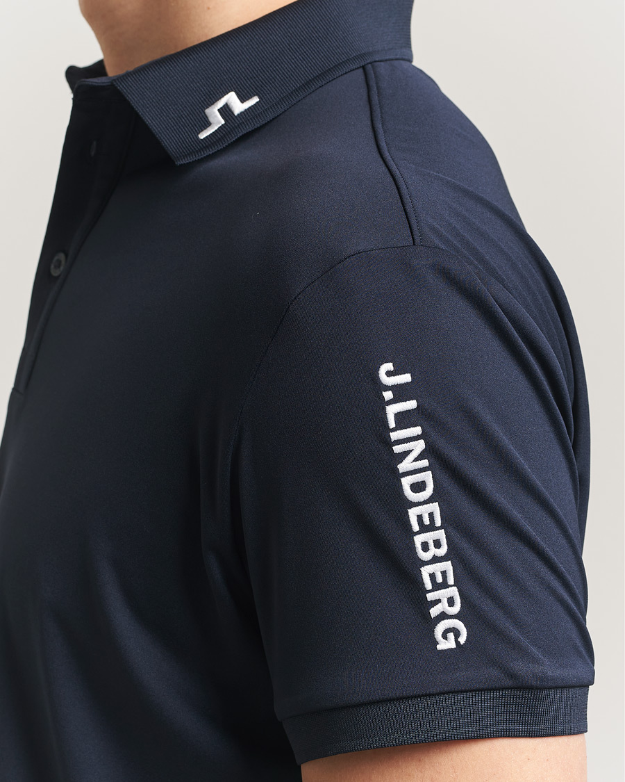 Men | Polo Shirts | J.Lindeberg | Tour Tech Polo JL Navy
