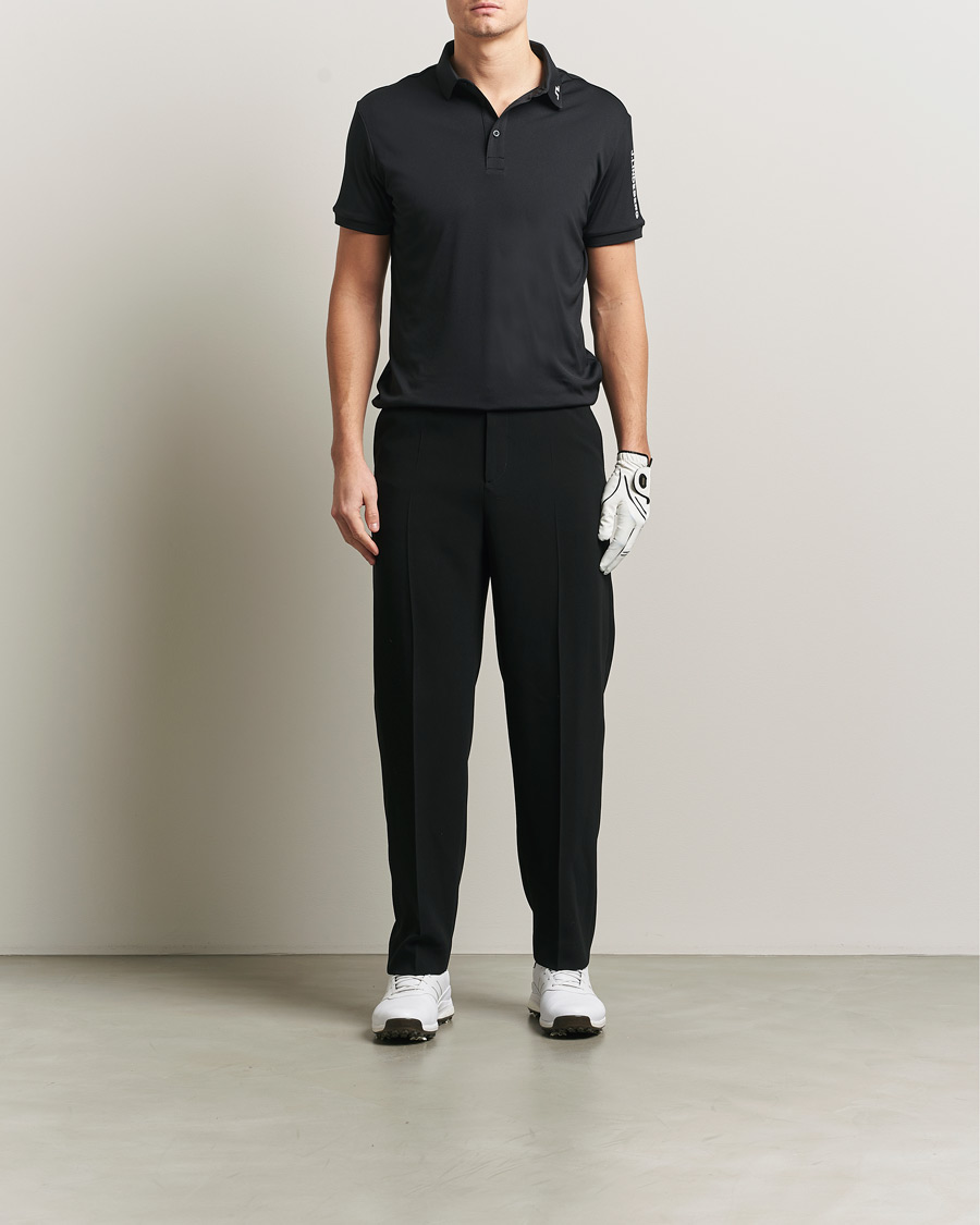 Men | Polo Shirts | J.Lindeberg | Tour Tech Polo Black