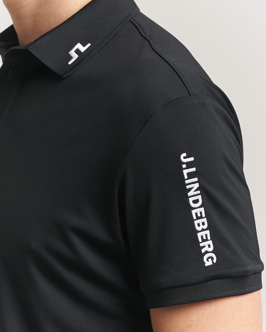 Men | Polo Shirts | J.Lindeberg | Tour Tech Polo Black
