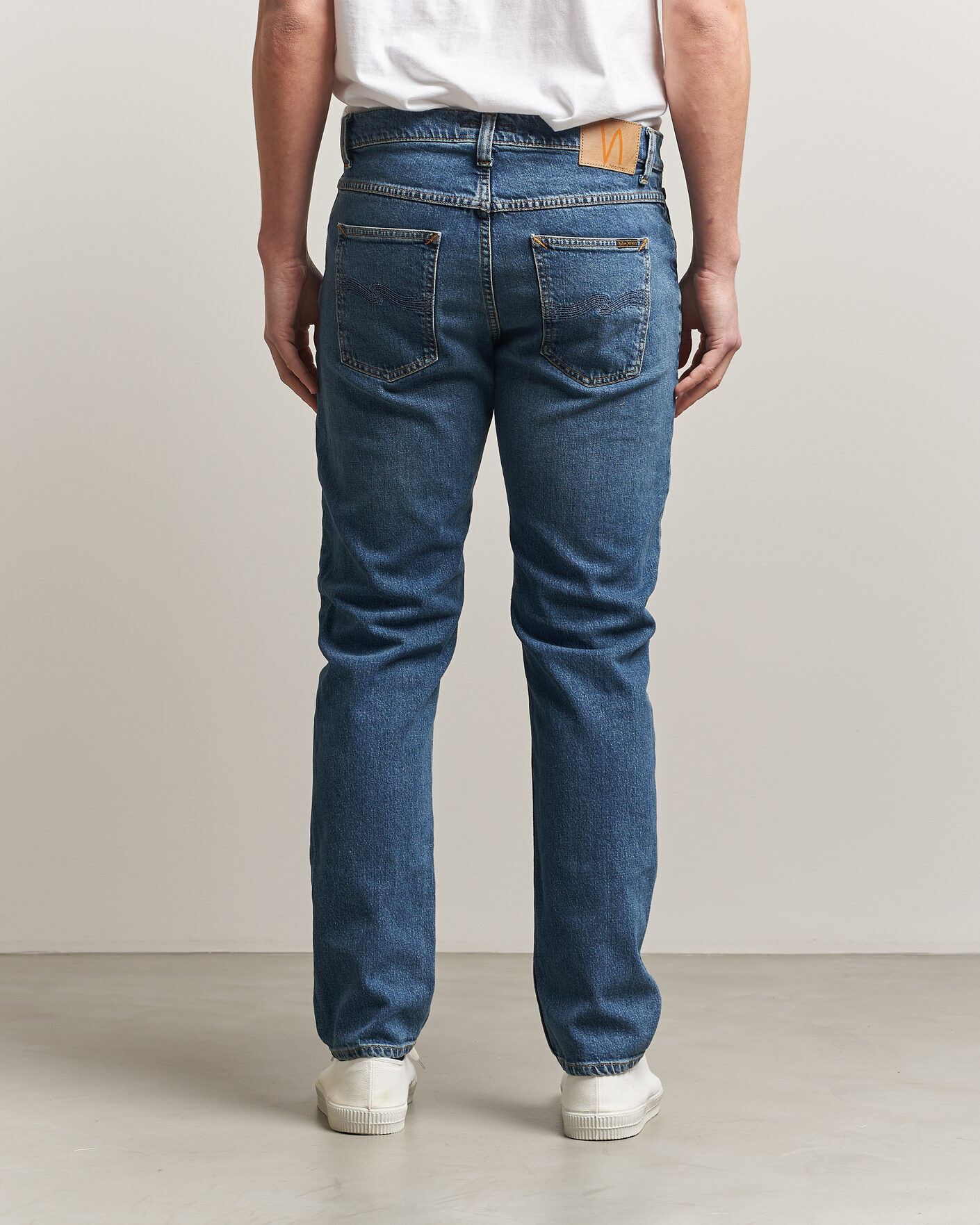 Men | Trousers | Nudie Jeans | Solid Ollie Jeans Blue Blur
