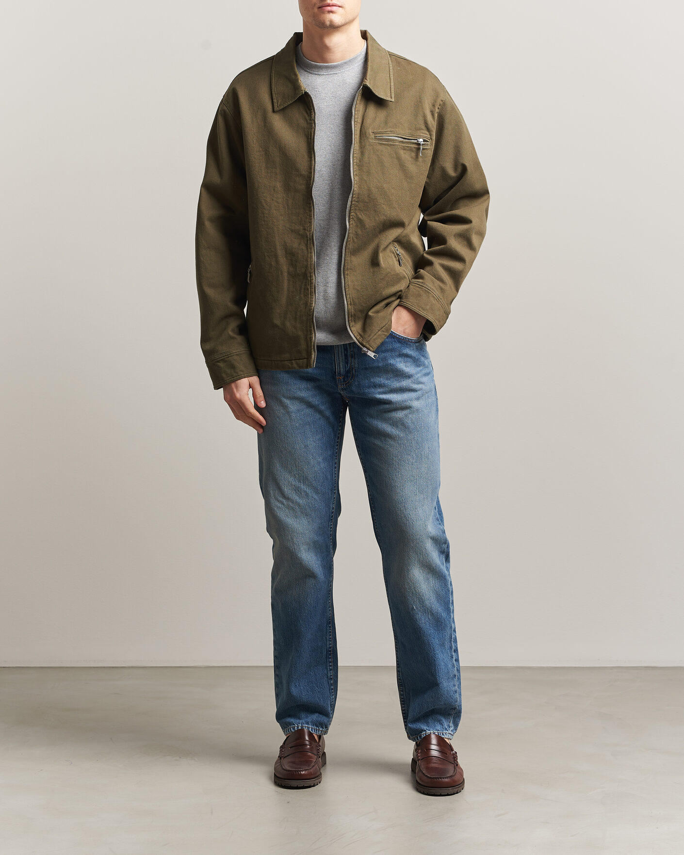 Men | Trousers | Nudie Jeans | Gritty Jackson Jeans Cool Blue