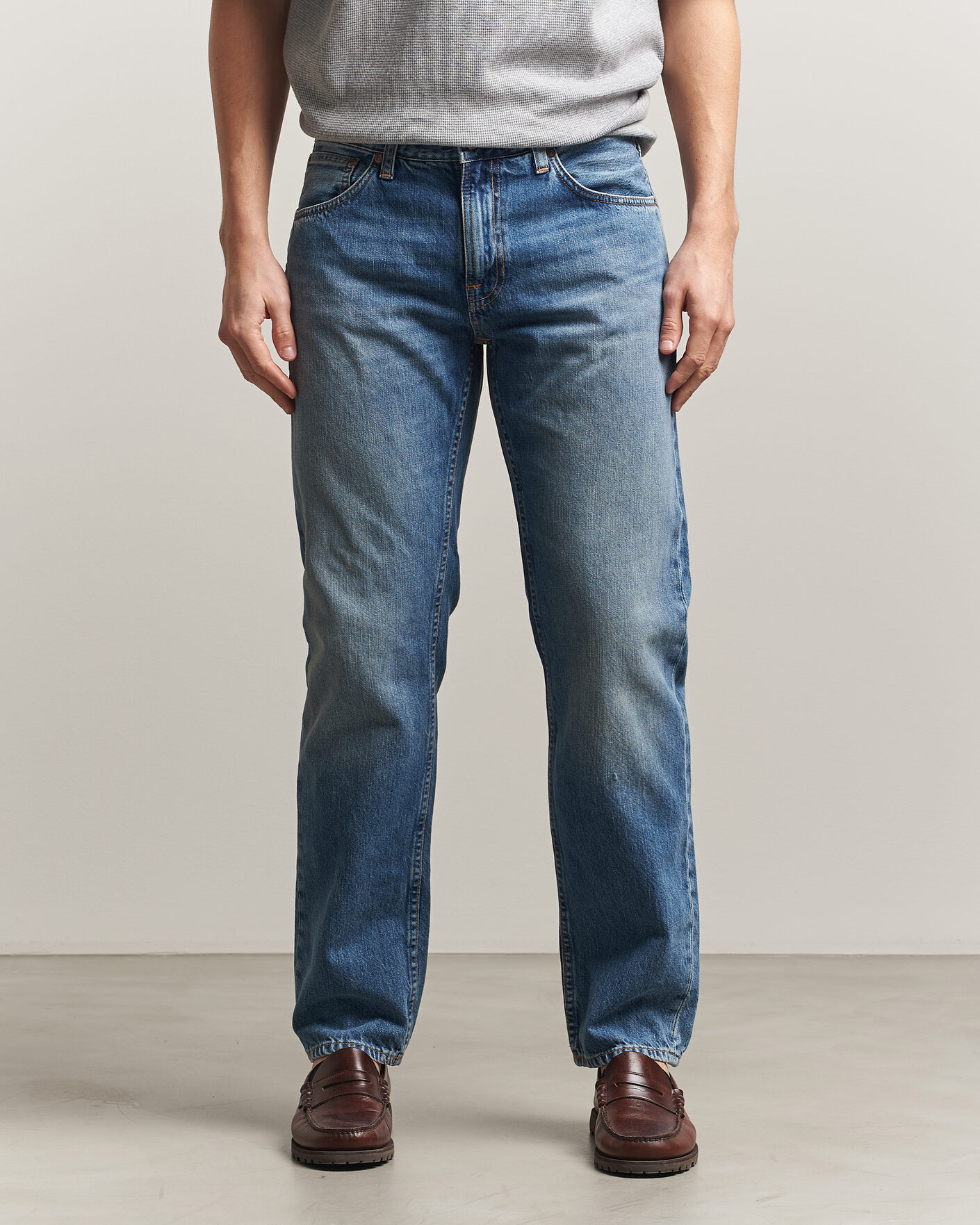 Men | Trousers | Nudie Jeans | Gritty Jackson Jeans Cool Blue
