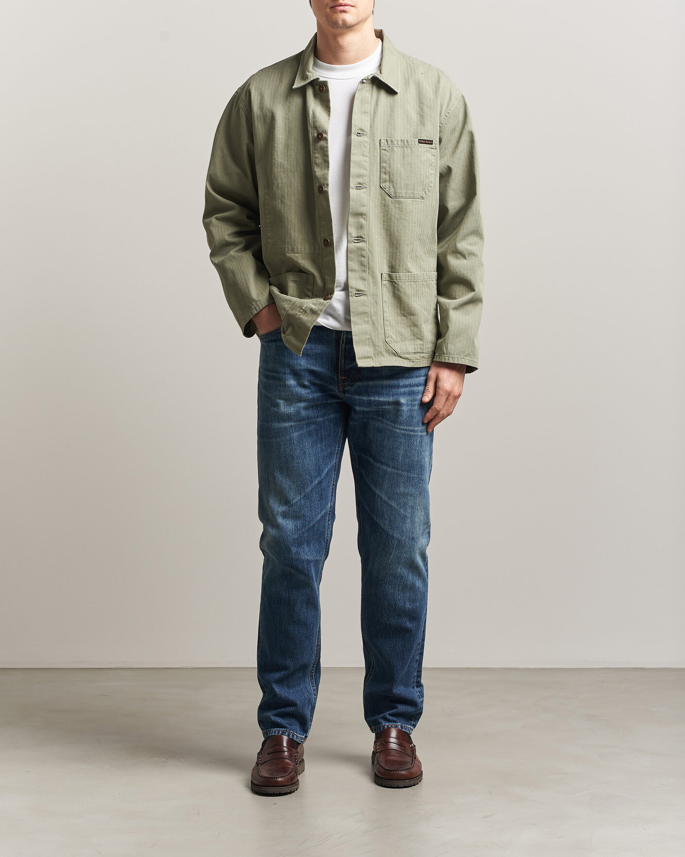 Nudie Jeans ma-1 ジャケット Nudie Jeans Steady Eddie II Jeans Muted Tracks at CareOfCarl.com