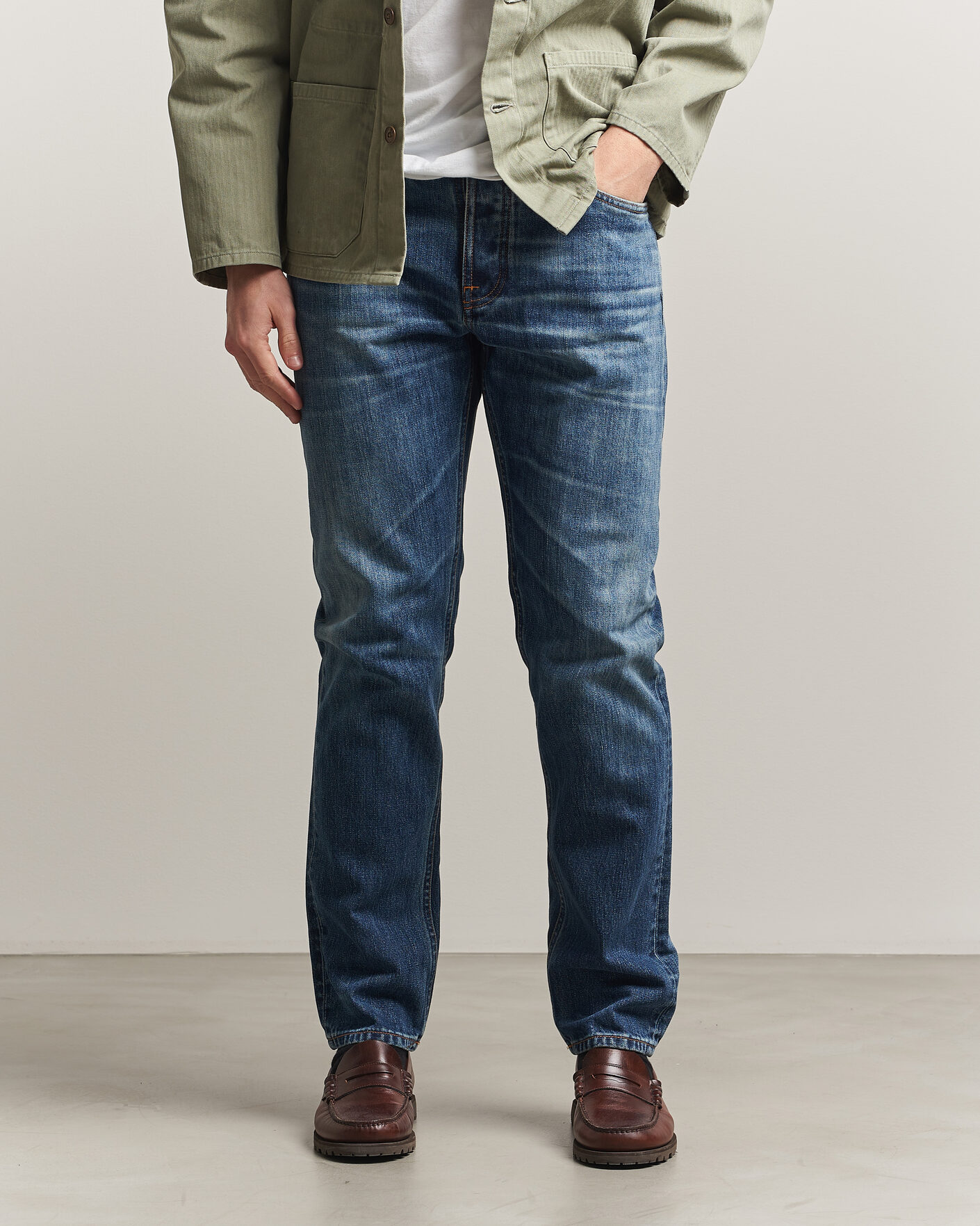 Nudie Jeans Steady Eddie II Jeans Muted Tracks at CareOfCarl.com