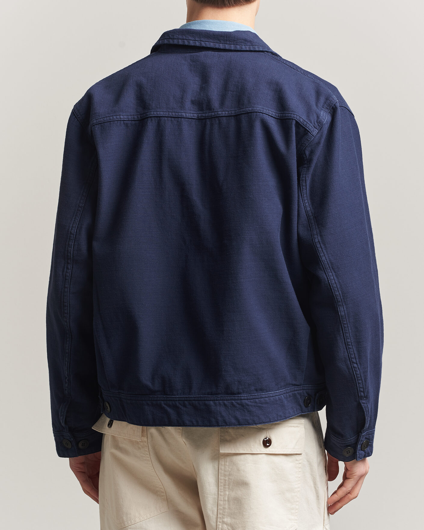 Men | Coats & Jackets | Nudie Jeans | Blake Embroided Jacket Navy