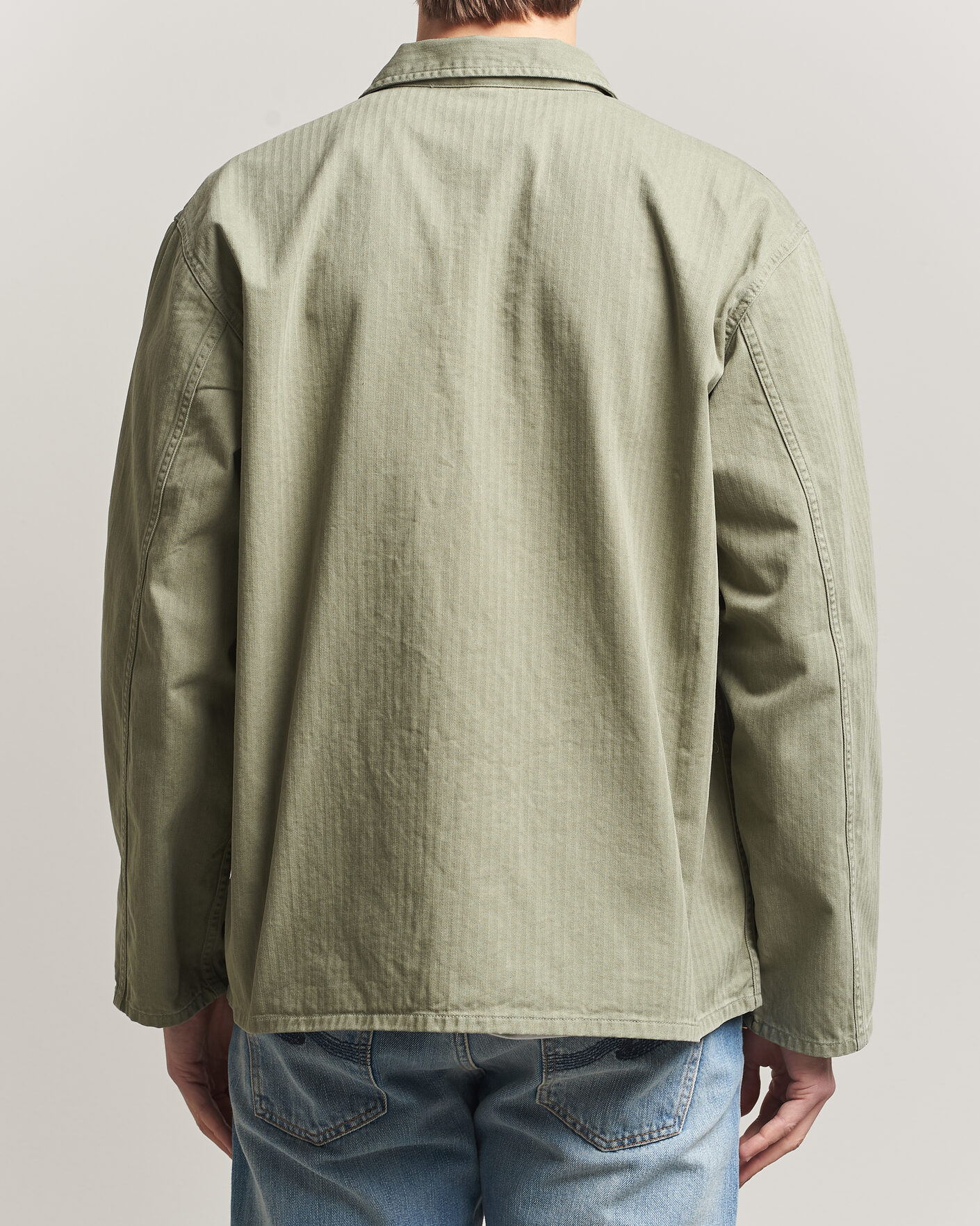 Men | Shirts | Nudie Jeans | Buddy Chore Jacket Pale Green