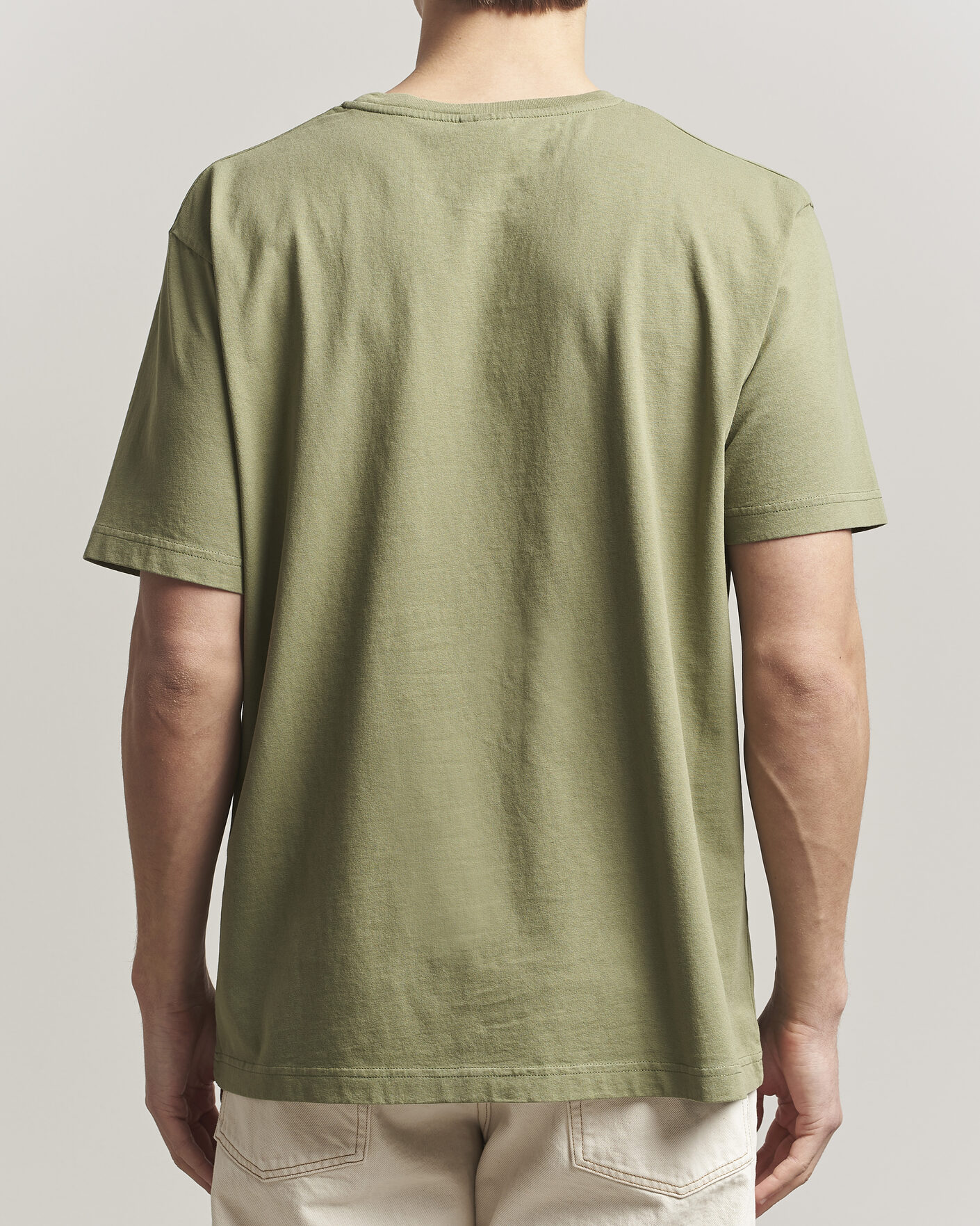 Men | T-Shirts | Nudie Jeans | Uno Everyday Crew Neck T-Shirt Green