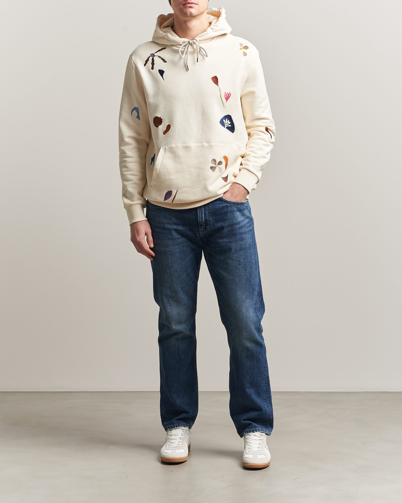 Men | Sweaters & Knitwear | Paul Smith | Embroidered Hoodie White