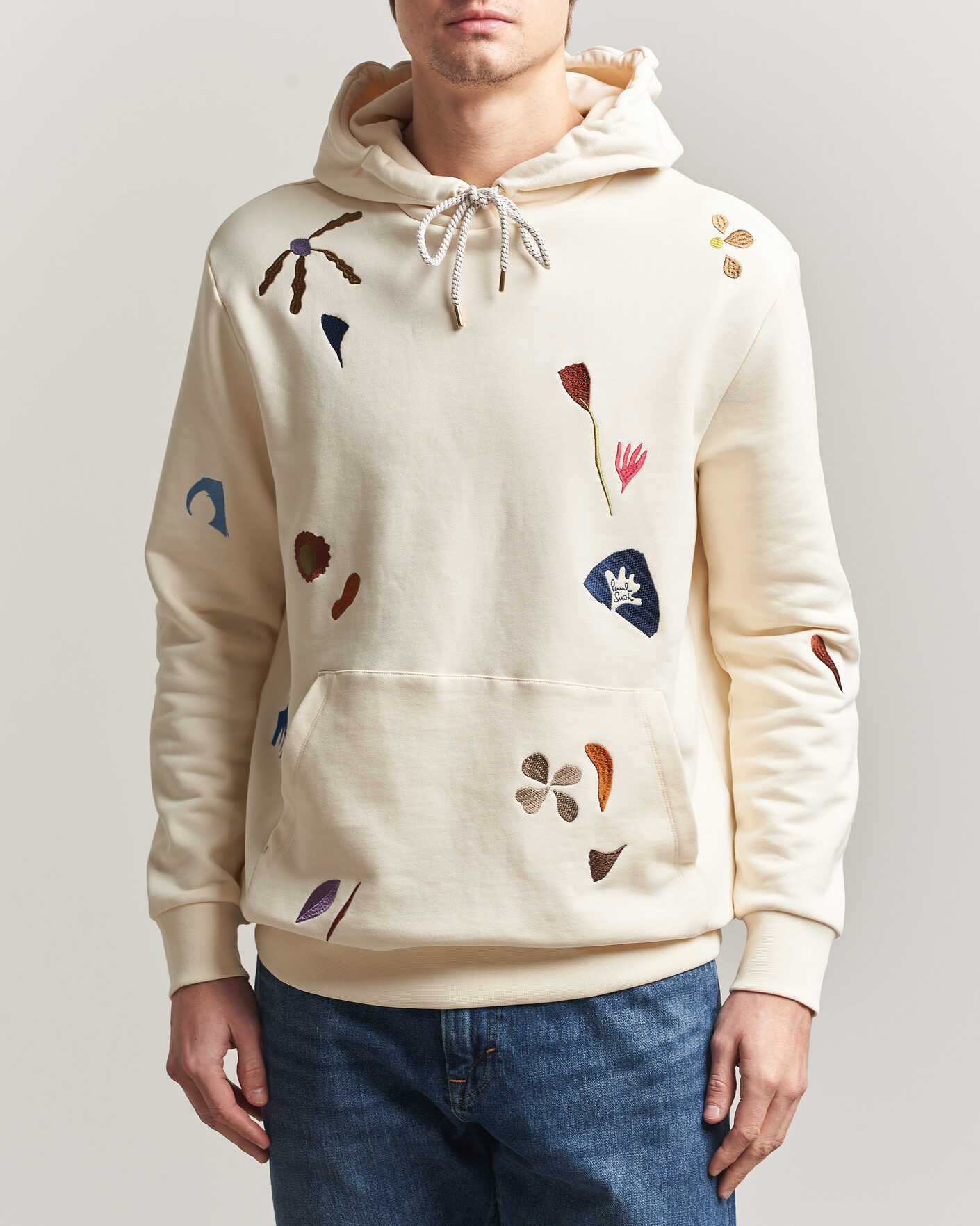 Men | Sweaters & Knitwear | Paul Smith | Embroidered Hoodie White