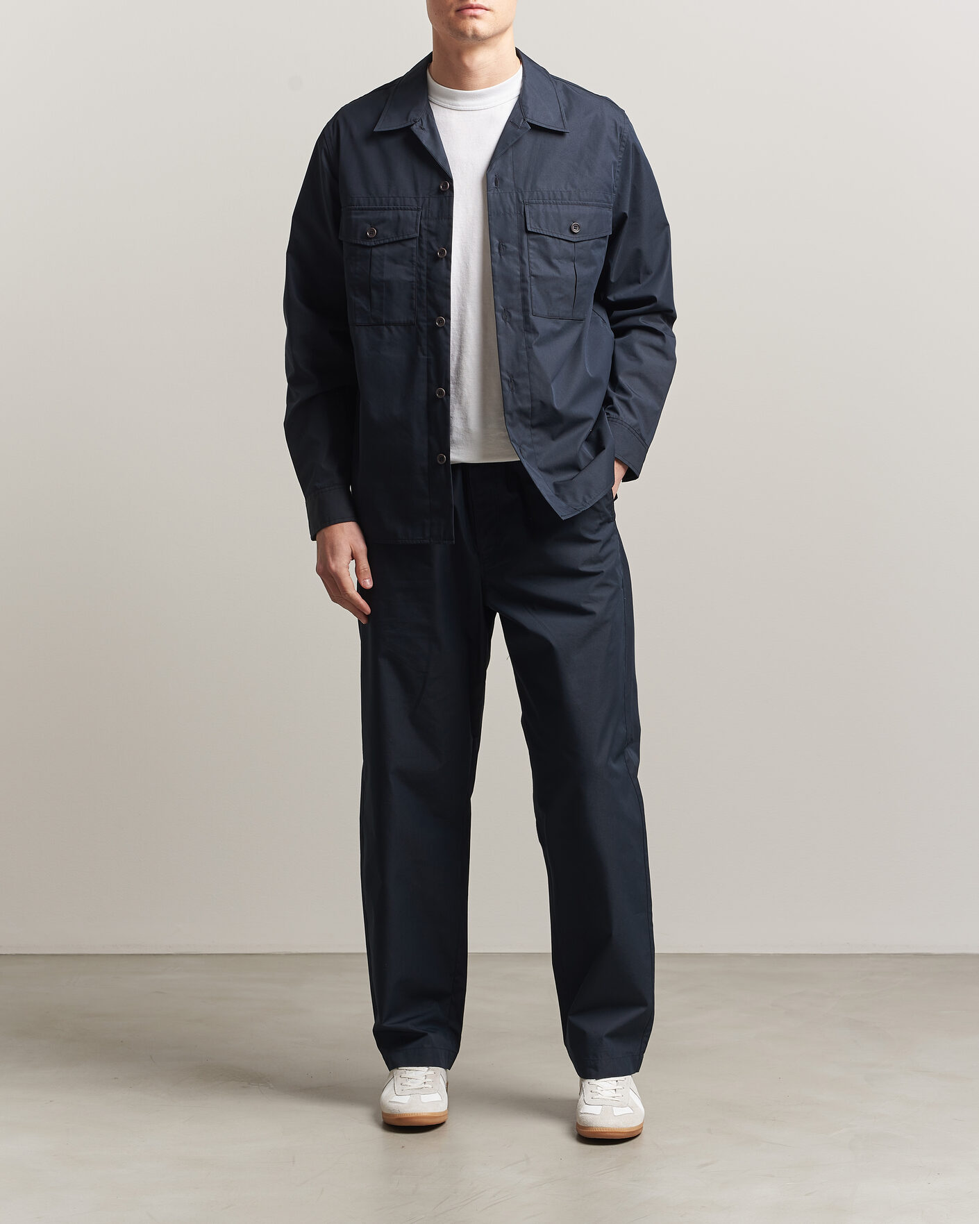 Men | Shirts | PS Paul Smith | Casual Cotton Overshirt Navy