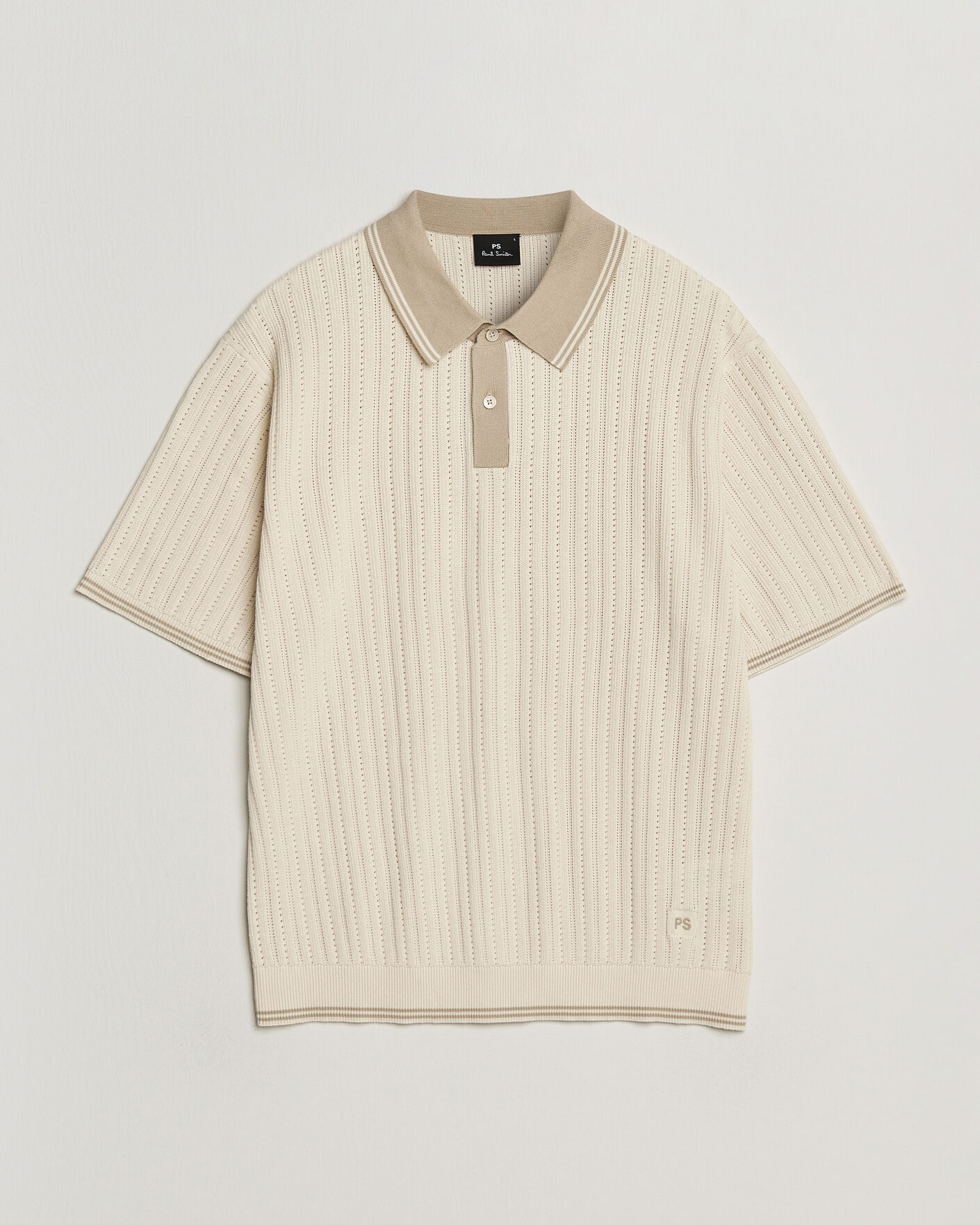 Men | Polo Shirts | PS Paul Smith | Cotton Knitted Polo White