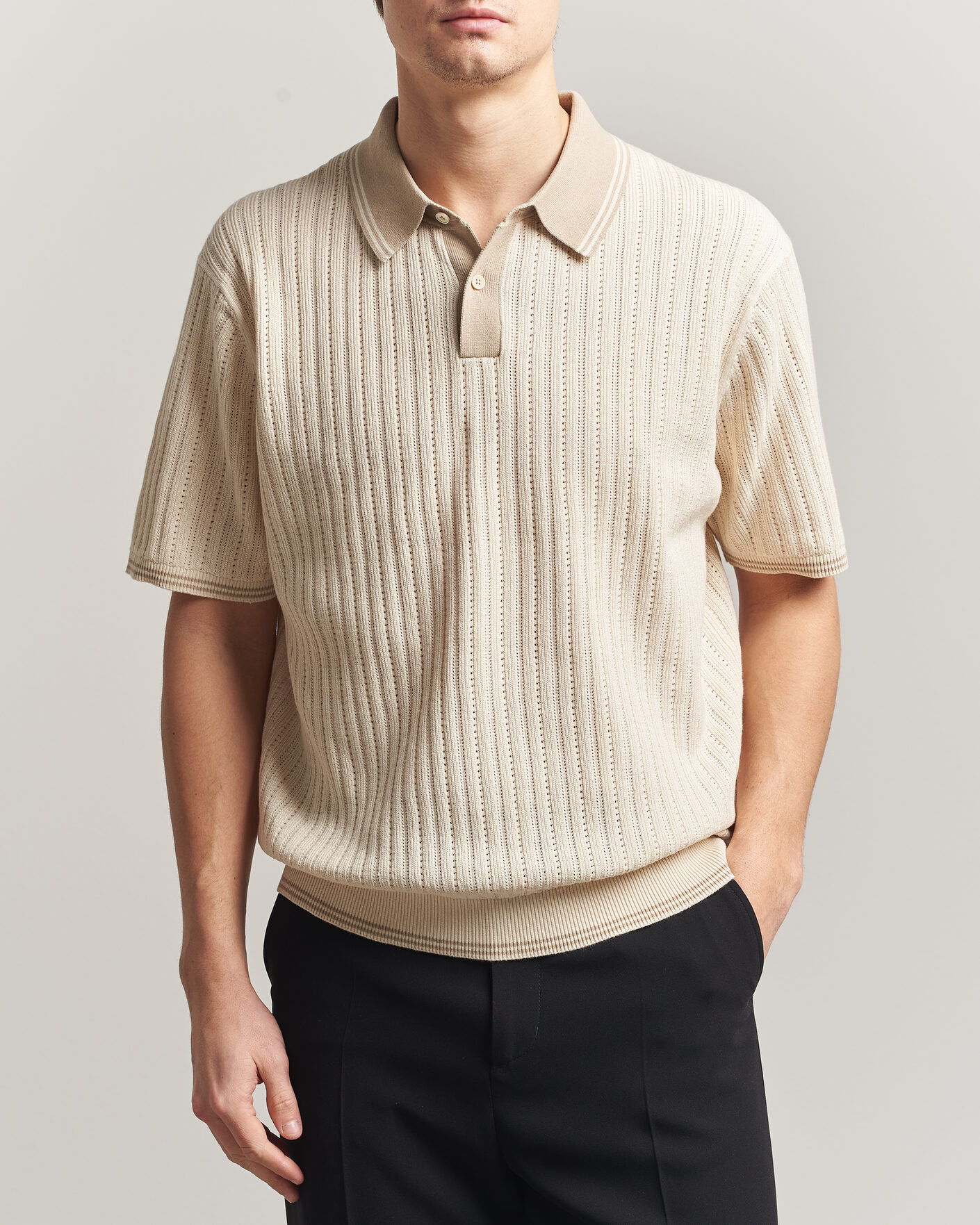 Men | Polo Shirts | PS Paul Smith | Cotton Knitted Polo White
