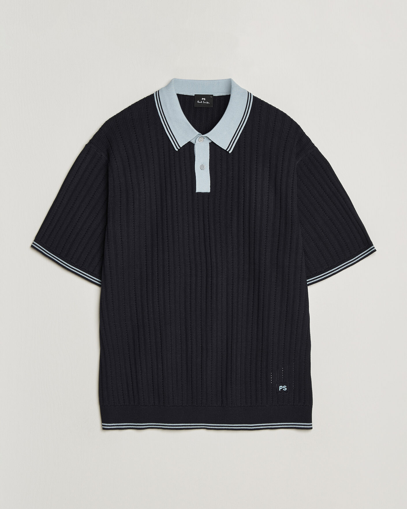 Men | Polo Shirts | PS Paul Smith | Cotton Knitted Polo Navy