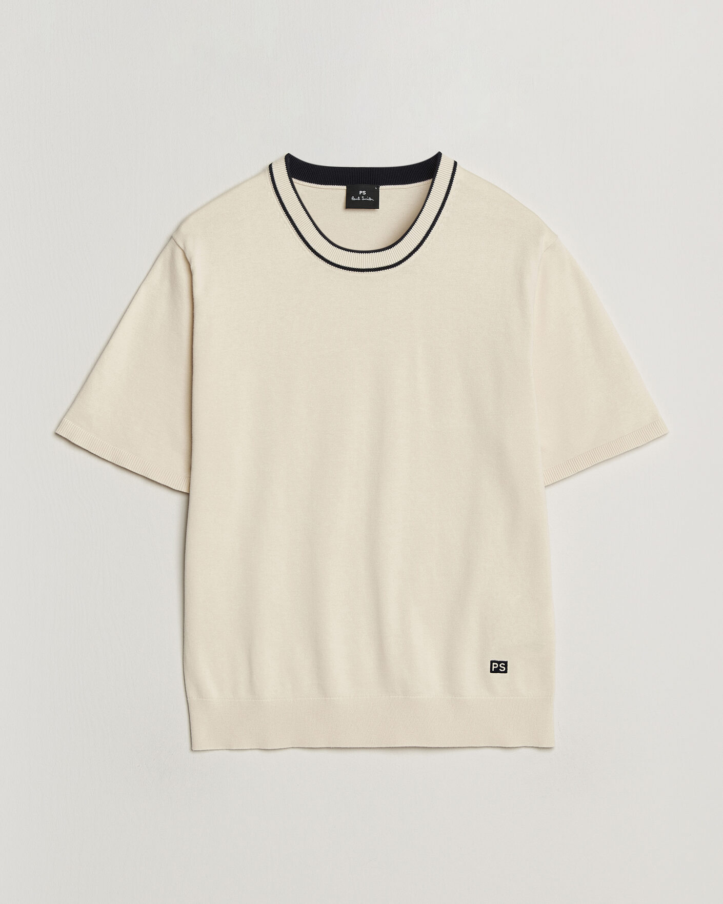 Men | T-Shirts | PS Paul Smith | Cotton Knitted T-Shirt White