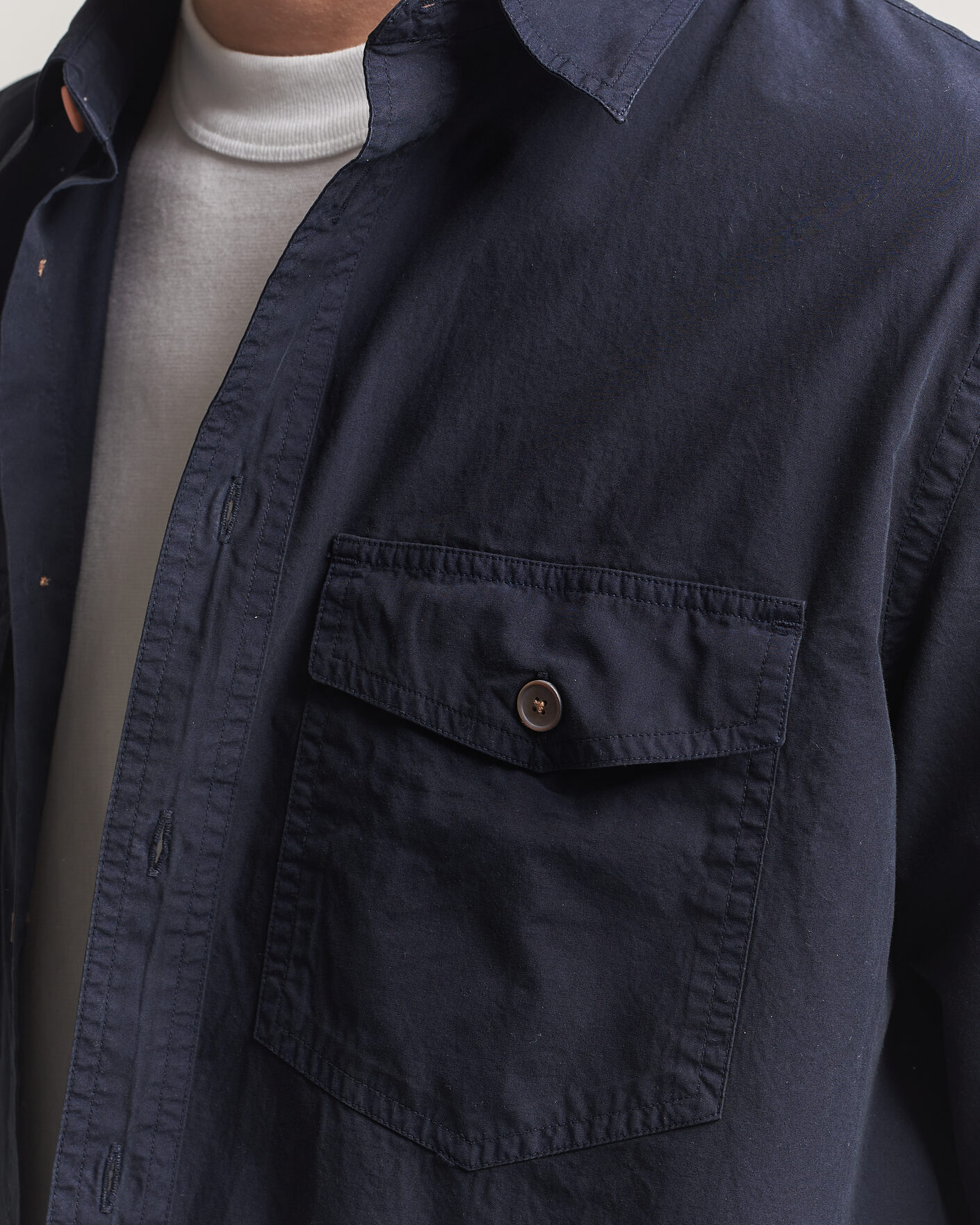 Men | Shirts | PS Paul Smith | Cotton Pocket Overshirt Navy