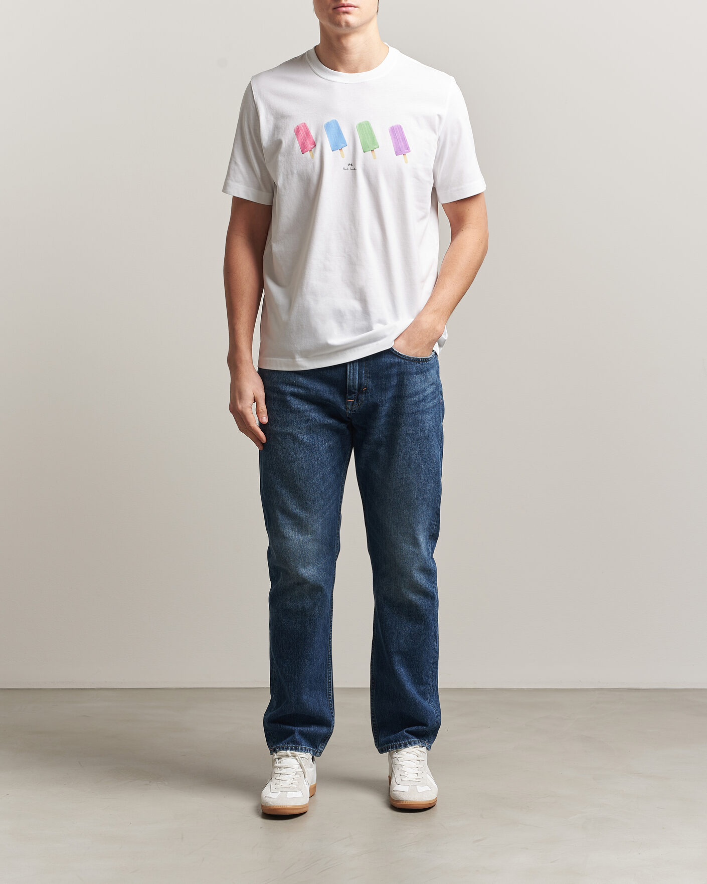 Men | T-Shirts | PS Paul Smith | Lollies Printed T-Shirt White