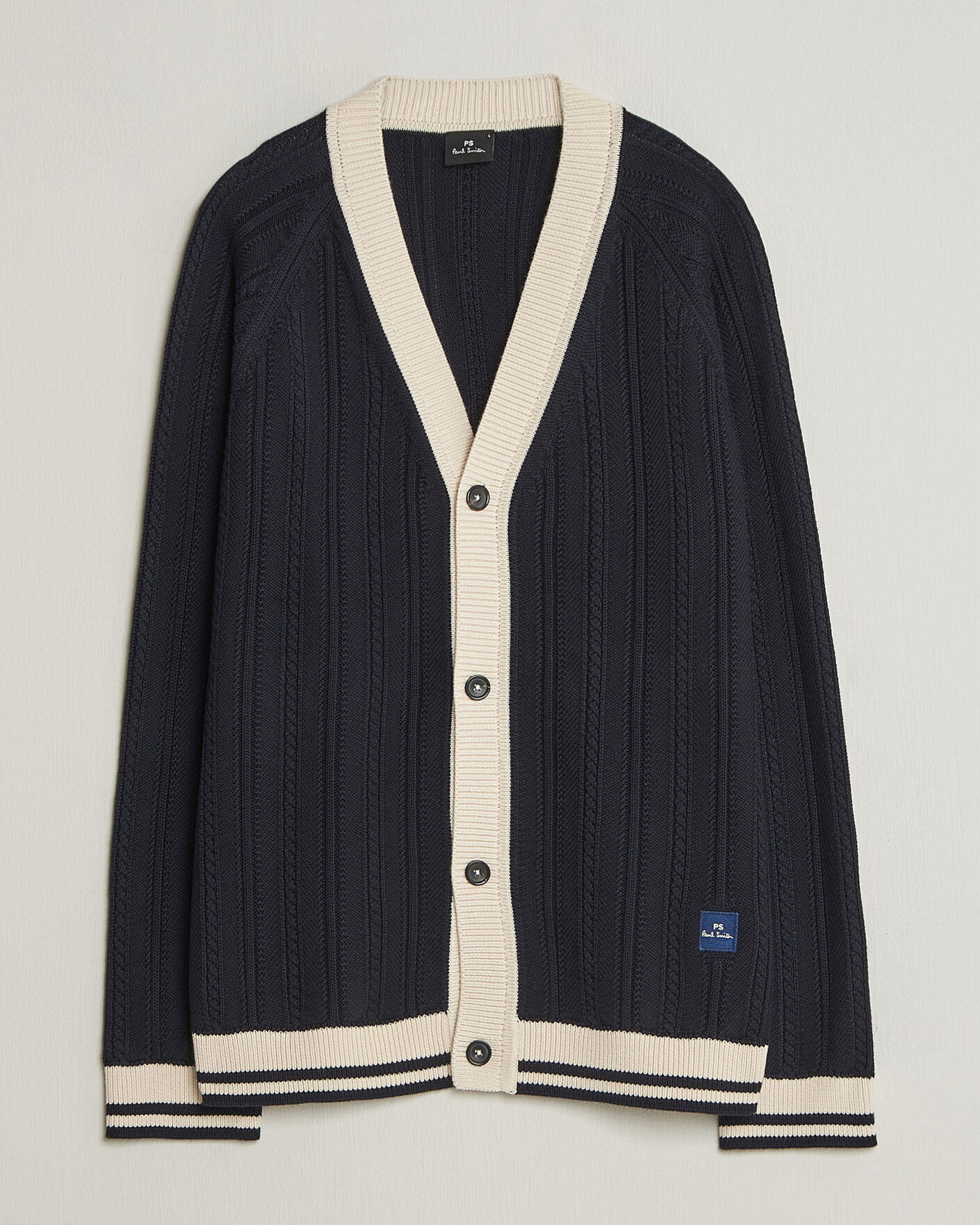 Men | Sweaters & Knitwear | PS Paul Smith | Cotton Knitted Cardigan Navy