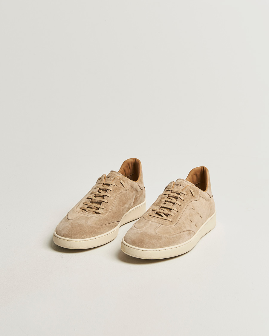 Men | Sneakers | Kiton | Classic Suede Sneakers Sand