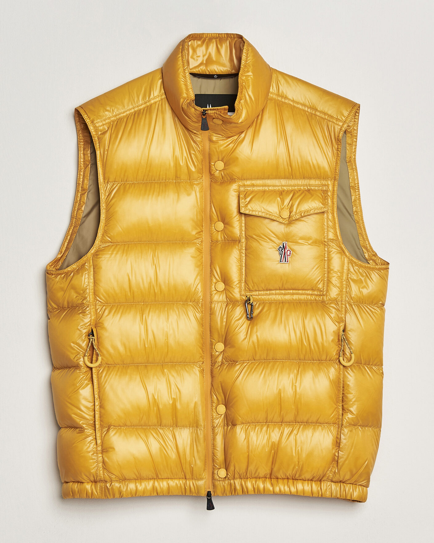 Moncler Grenoble Uychi Down Vest Yellow at CareOfCarl.com