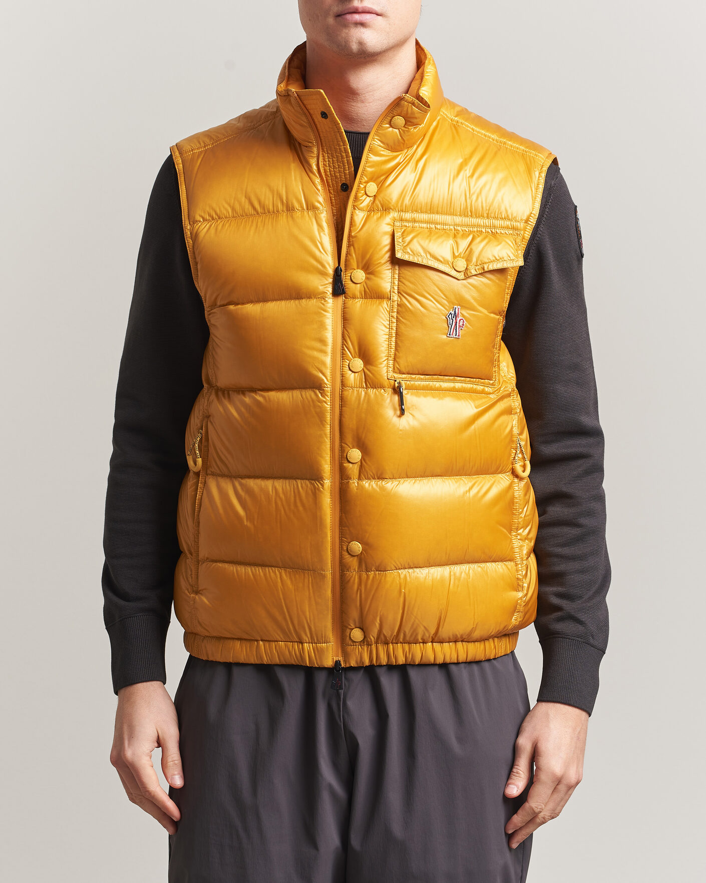 MONCLER モンクレール GUI ダウンベスト 2 イエロー 黄 Moncler Grenoble Uychi Down Vest Yellow at CareOfCarl.com