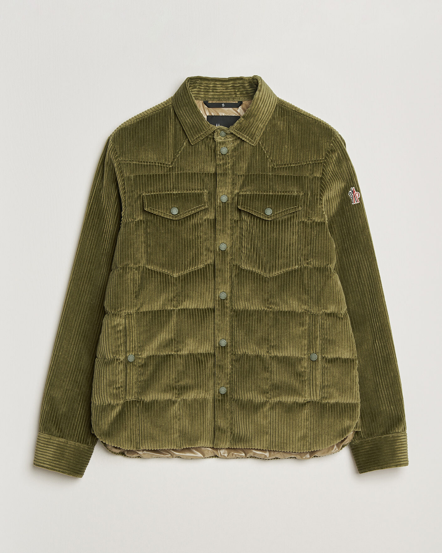 Men | Coats & Jackets | Moncler Grenoble | Gelt Corduroy Shirt Jacket Military Green
