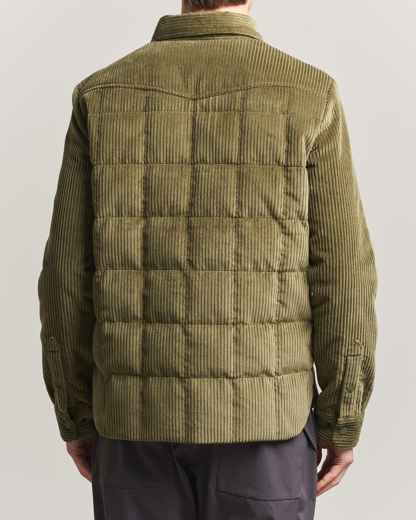 Men | Coats & Jackets | Moncler Grenoble | Gelt Corduroy Shirt Jacket Military Green
