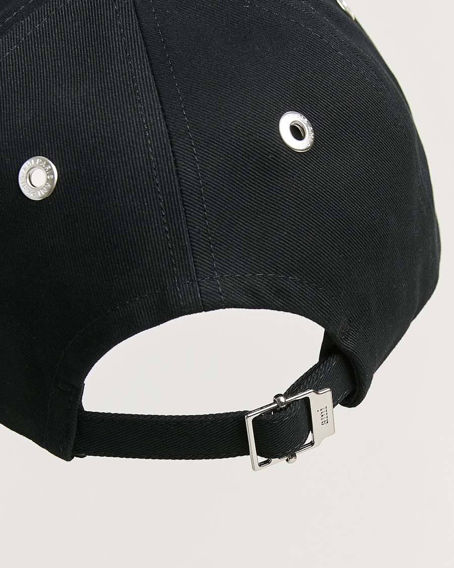 Men | Hats & Caps | AMI | Black Heart Logo Cap Black