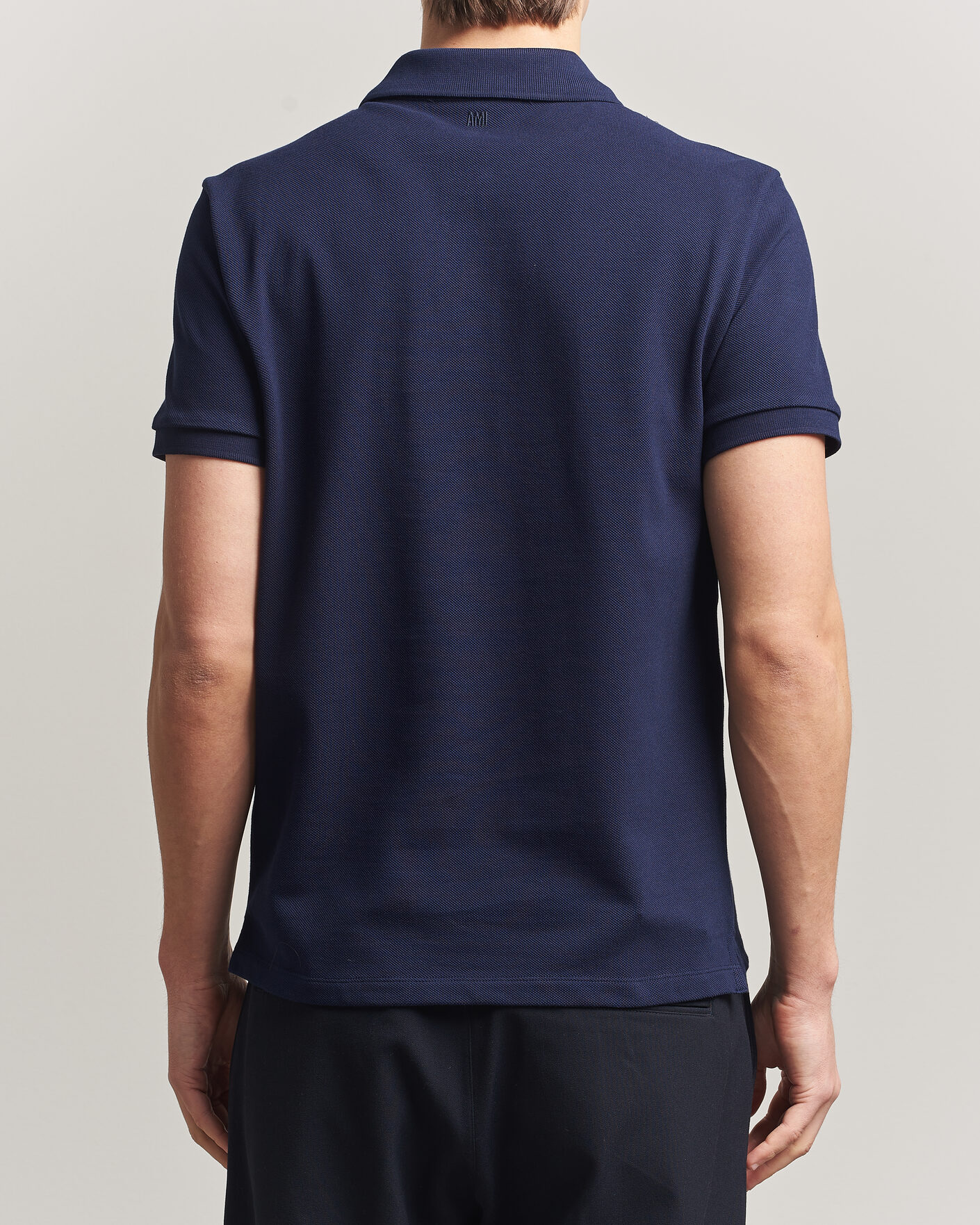 Men | Polo Shirts | AMI | Heart Logo Polo Navy