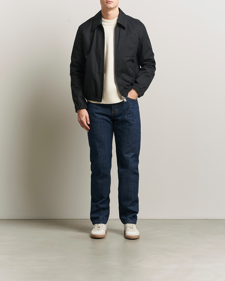 Men | Coats & Jackets | AMI | Zipped Jacket Black