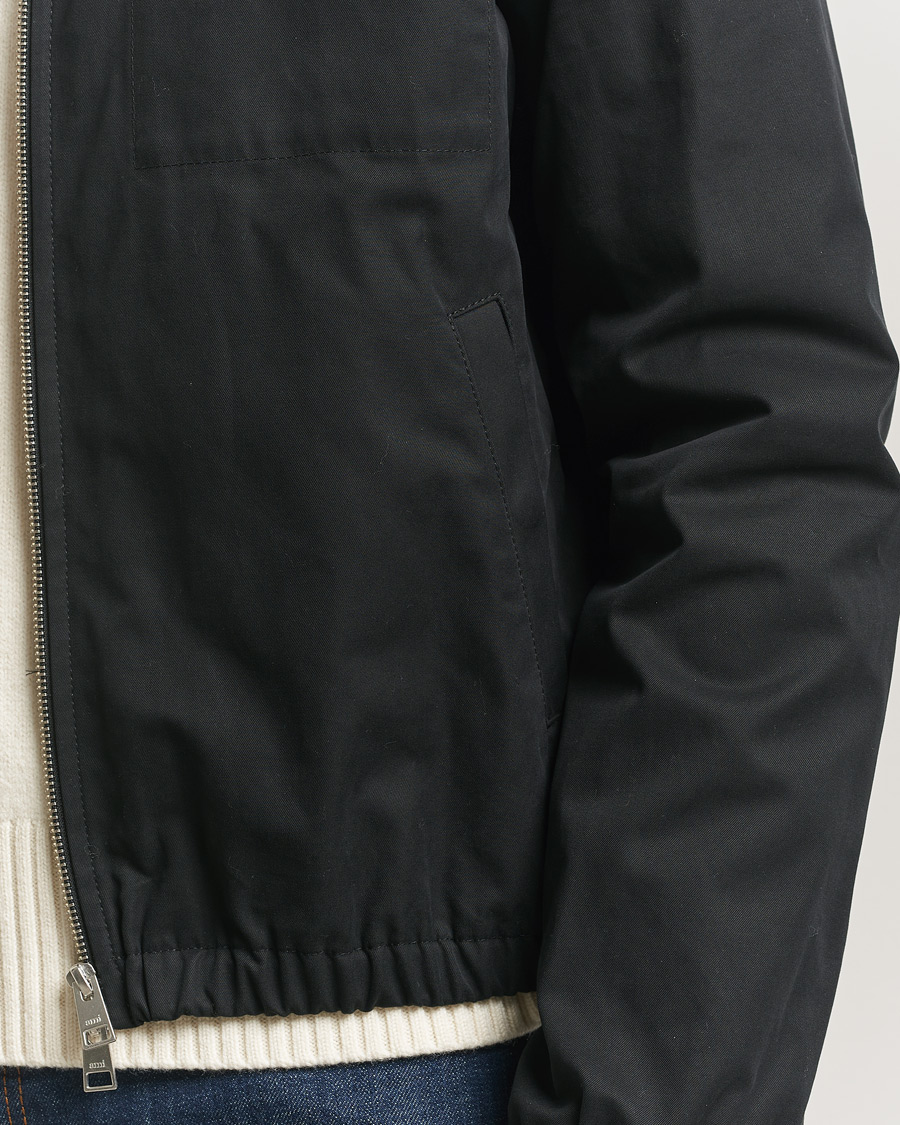 Men | Coats & Jackets | AMI | Zipped Jacket Black
