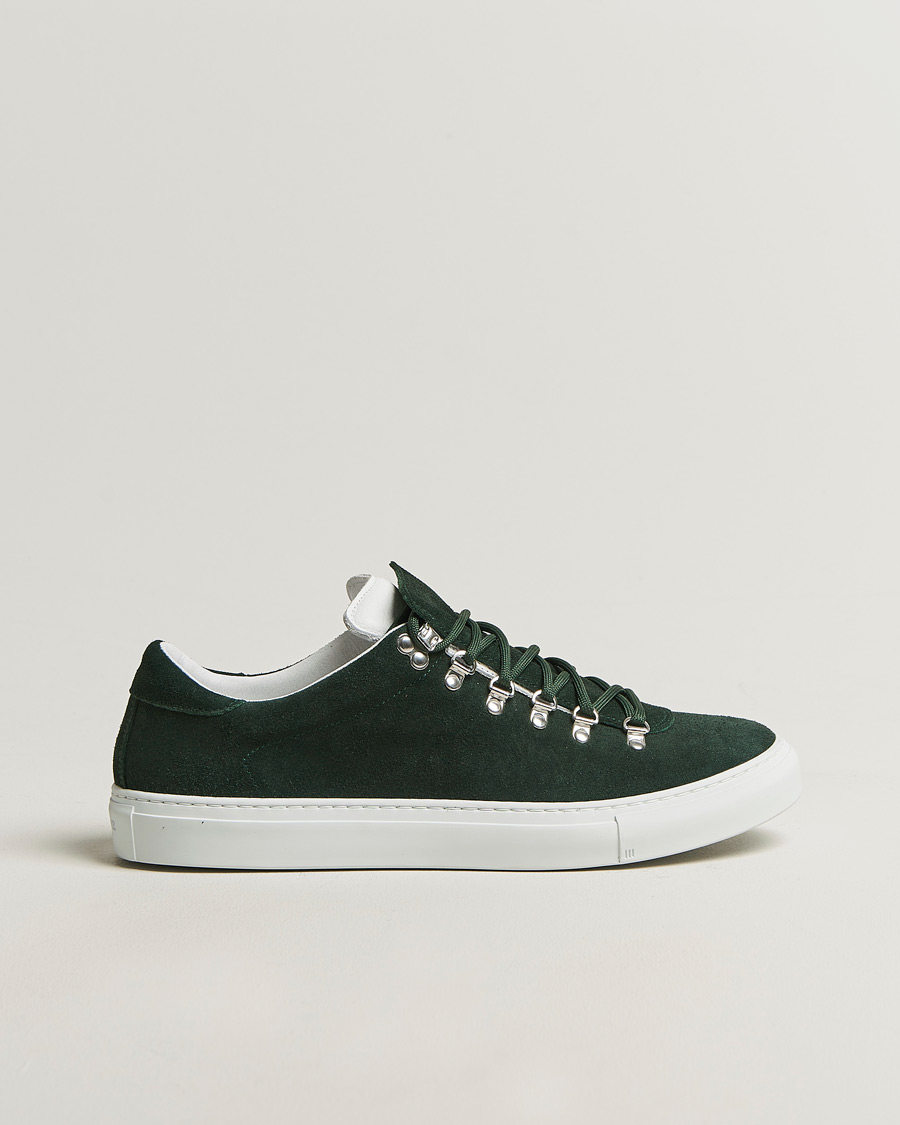Men | Sneakers | Diemme | Marostica Low Sneaker Bottle Green Suede