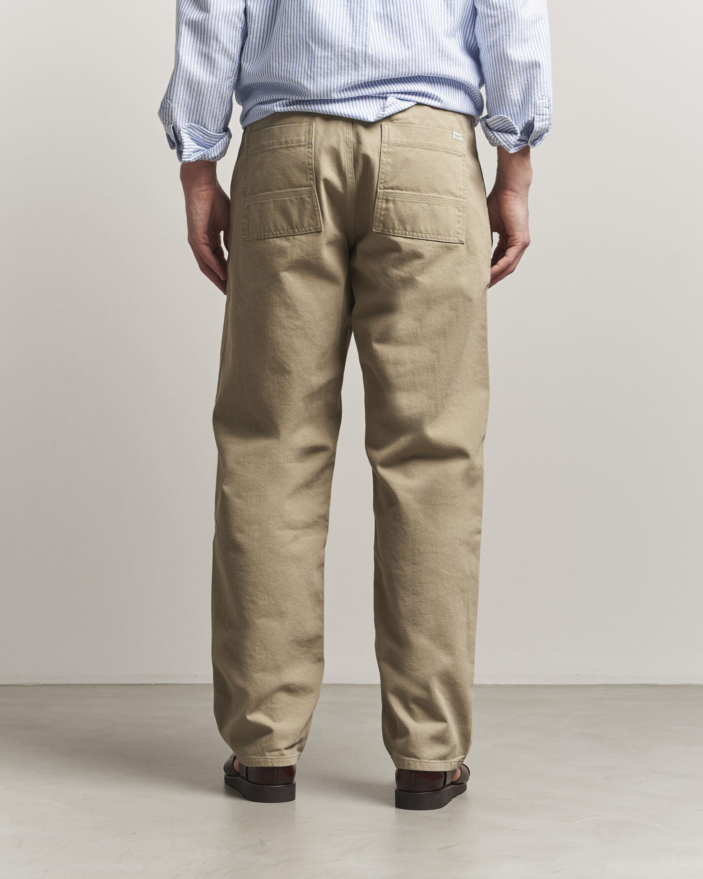 Men | Trousers | Forét | Clay Twill Pants Khaki