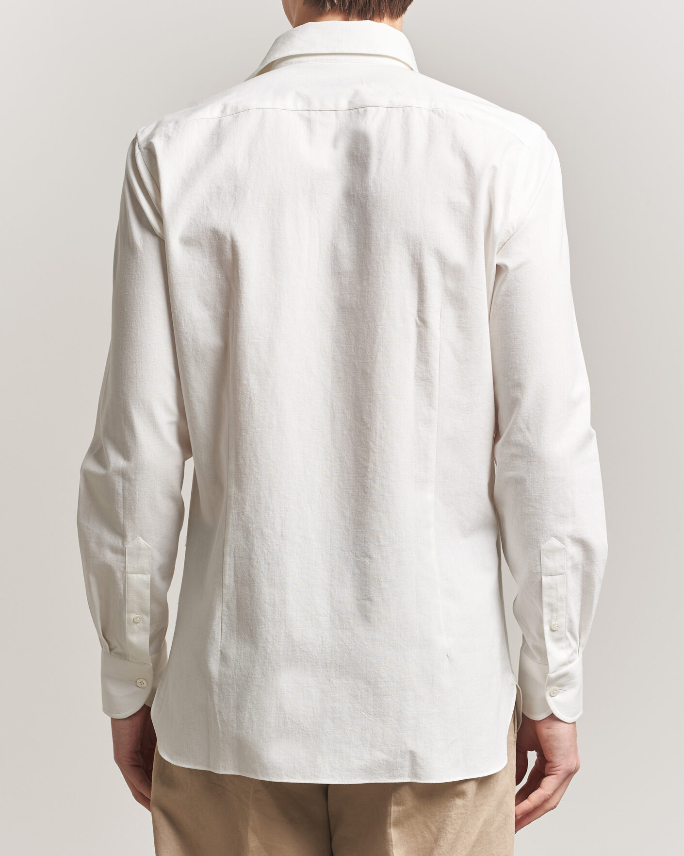 100Hands Washed Japanese Denim Shirt Off White at CareOfCarl.com