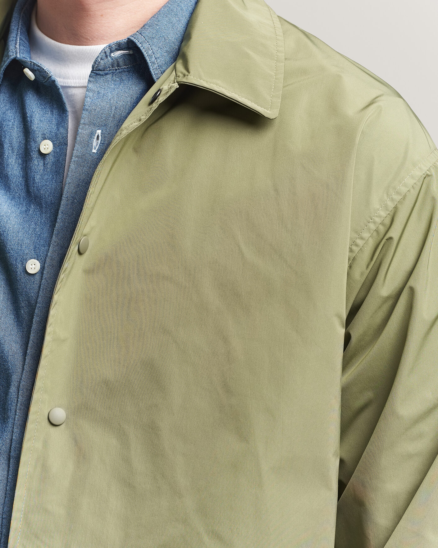 Men | Coats & Jackets | Aspesi | Pollard Varsity Jacket Olive