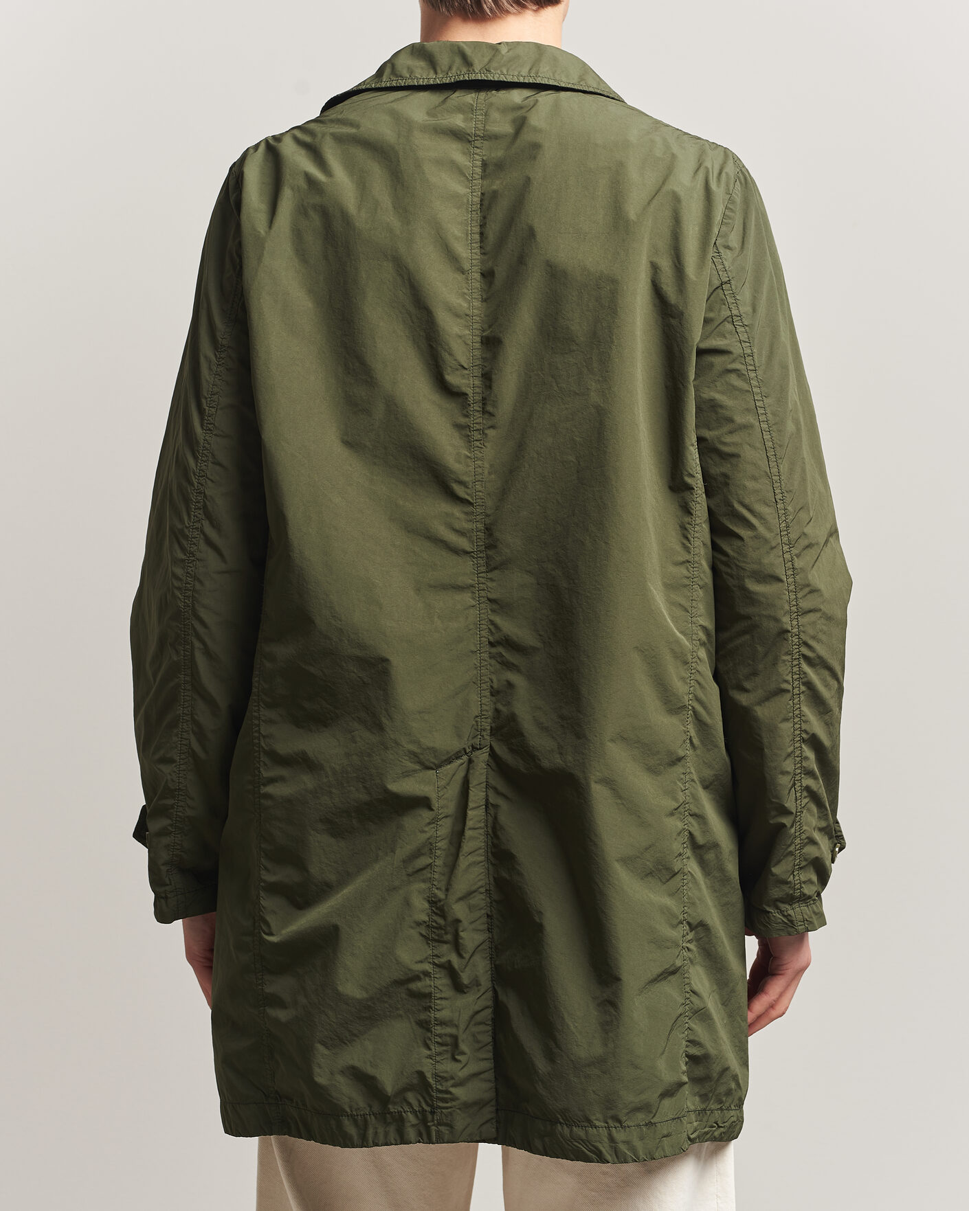 Aspesi Garment Dyed Lemon Coat Military at CareOfCarl.com