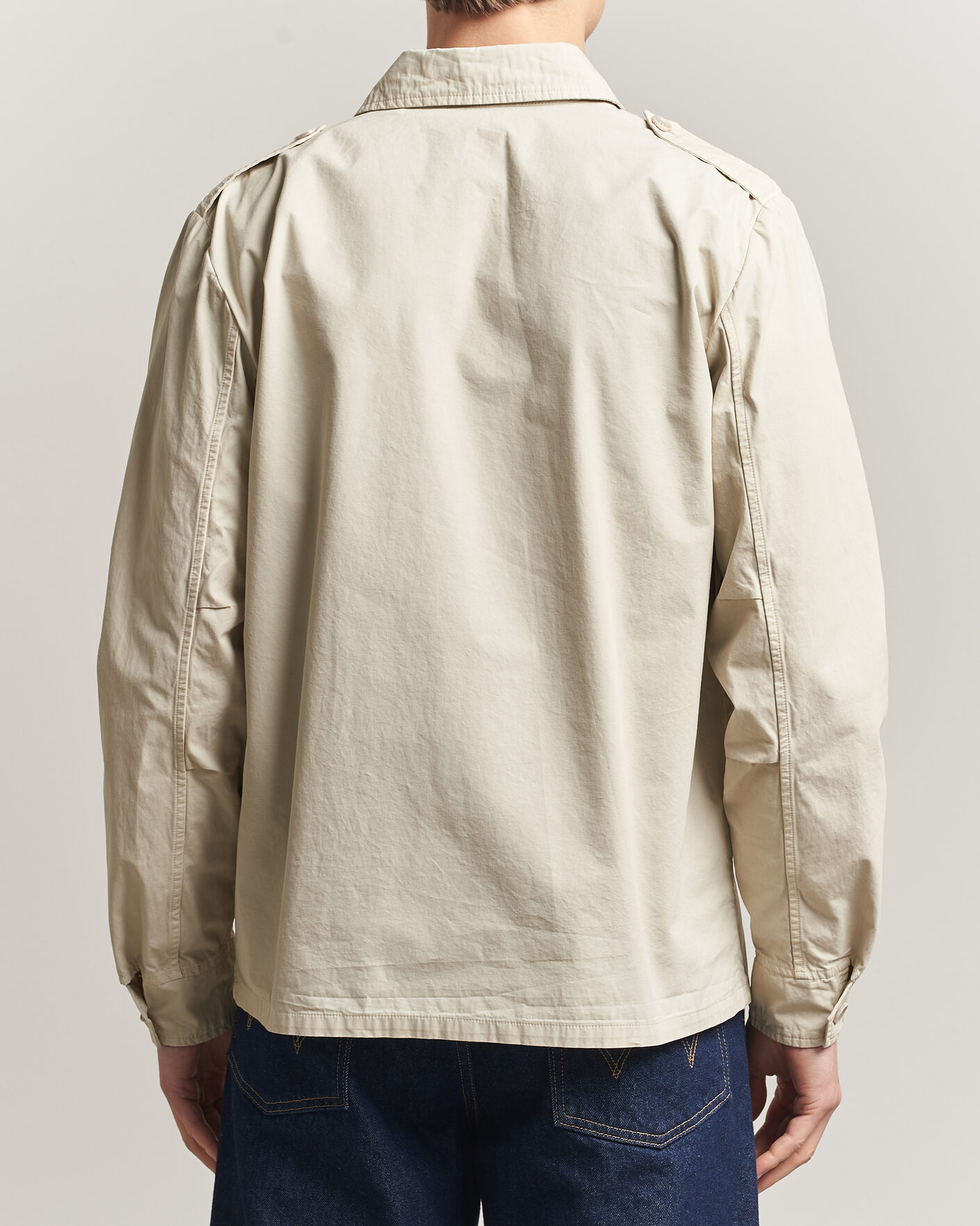 Men | Coats & Jackets | Aspesi | Cotton Field Shirt Sand