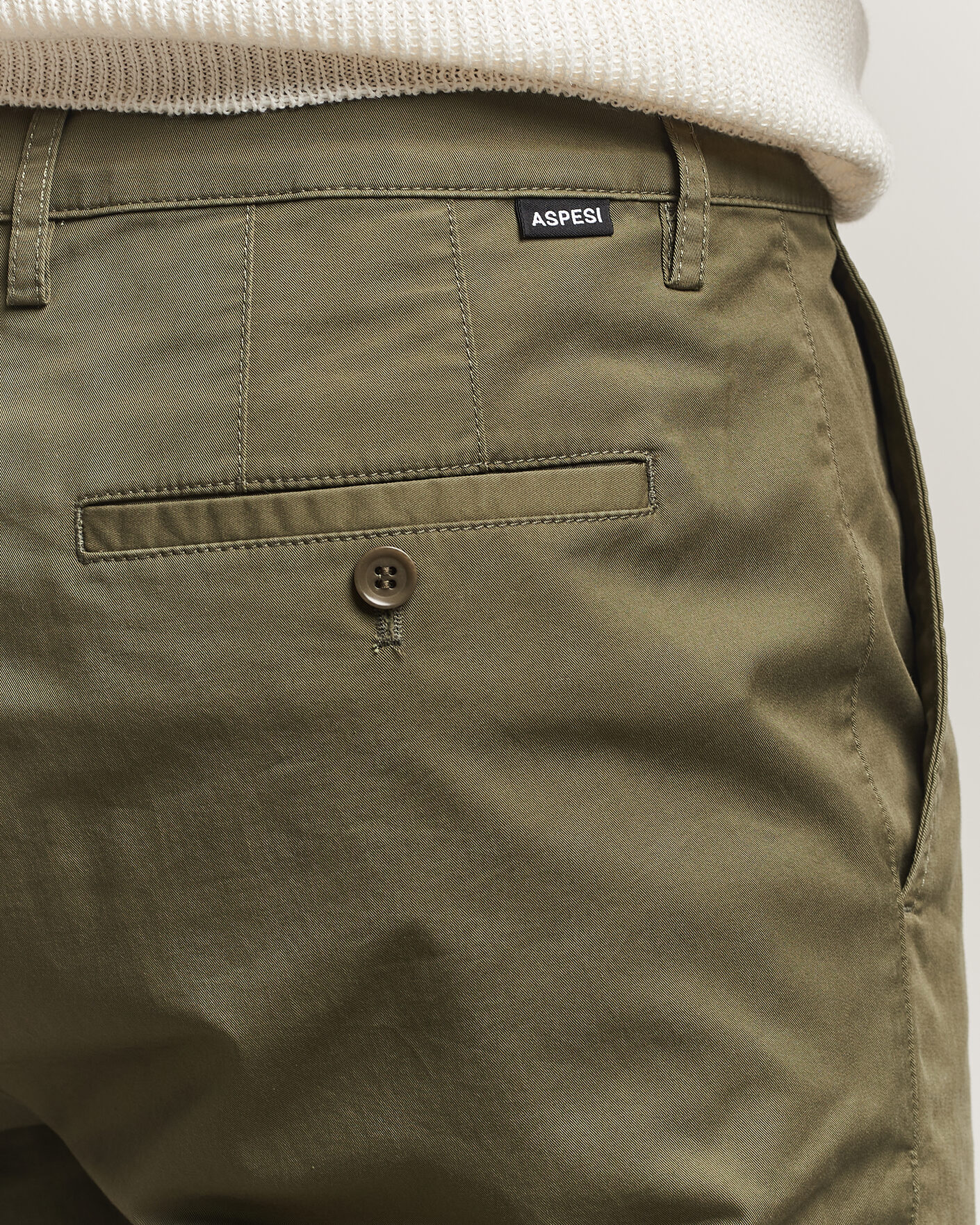 Men | Trousers | Aspesi | Officers Chino Military