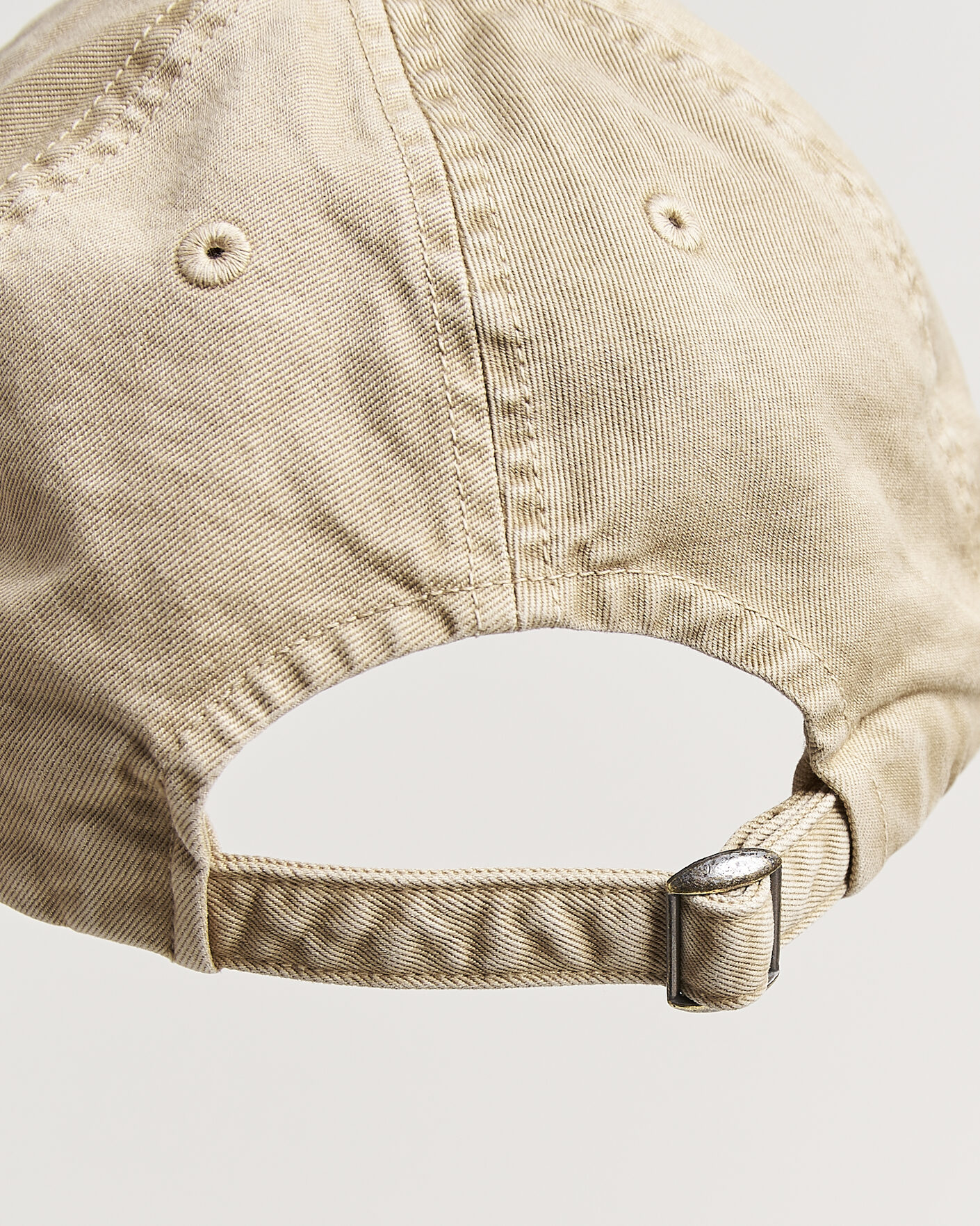 Men | Hats & Caps | Auralee | Garment Dyed Finx Baseball Cap Light Beige