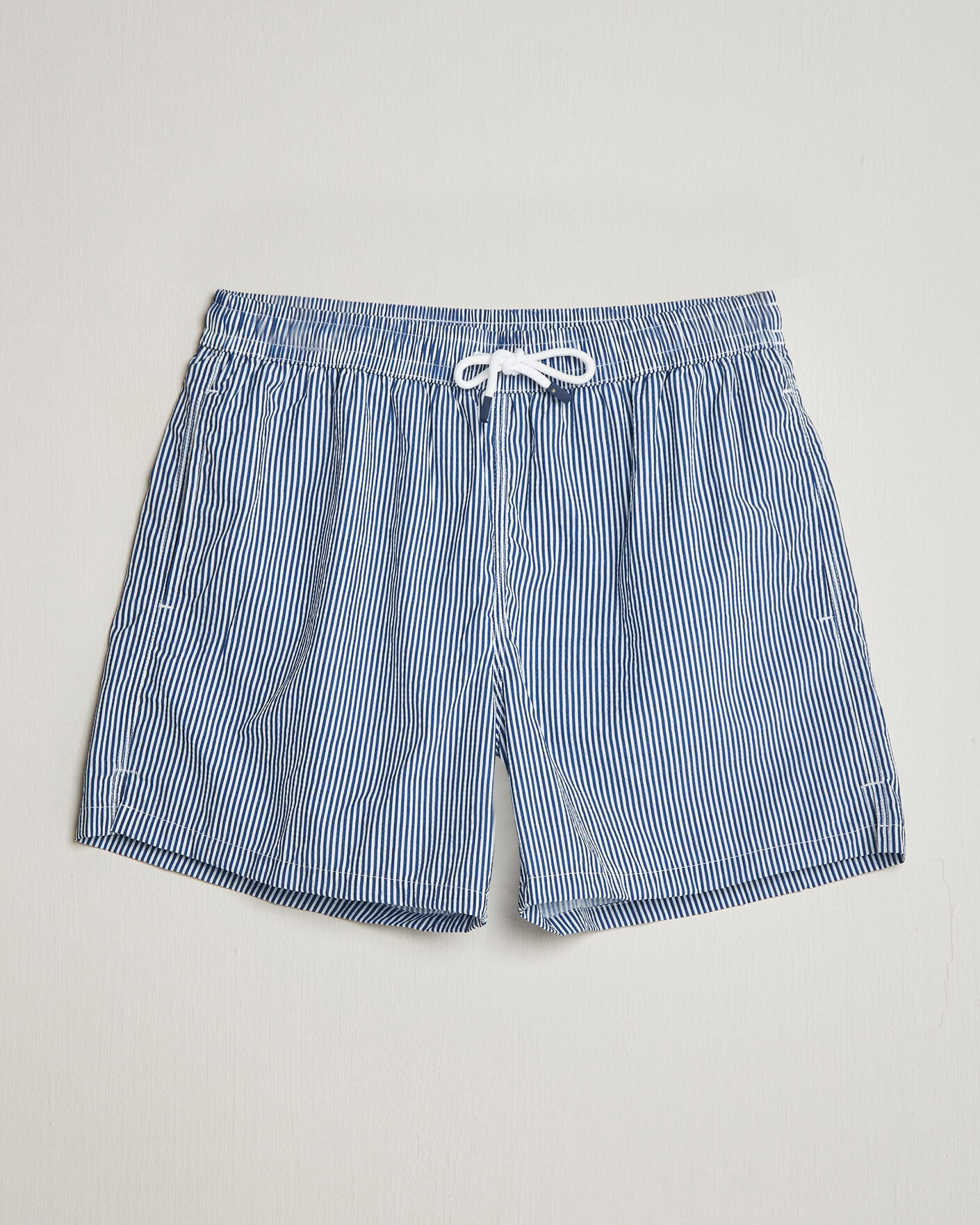 Men | Swimwear | Fedeli | Madeira Swim Trunk Blue Stripes