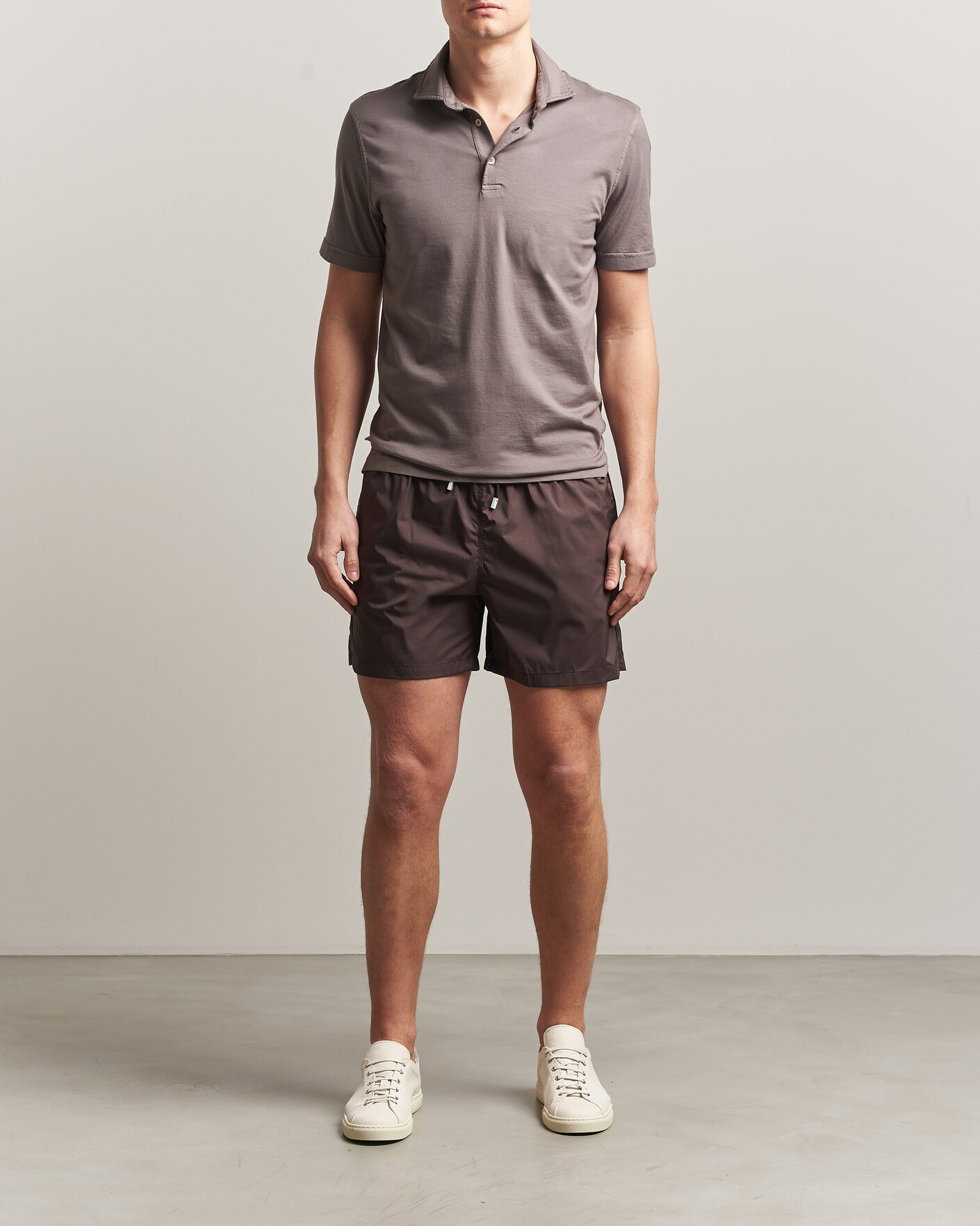 Fedeli Madeira Swim Trunk Chocolate at CareOfCarl.com