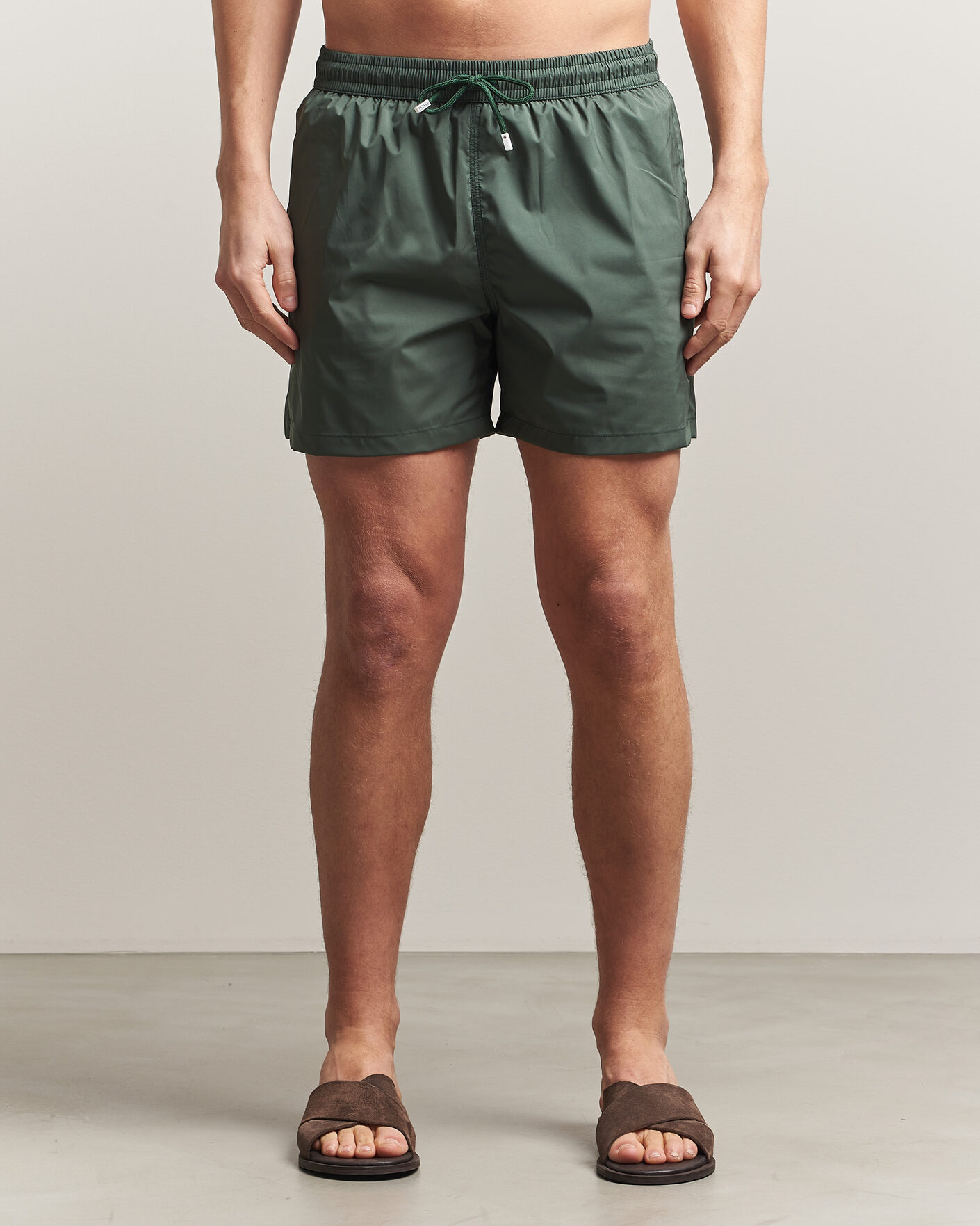 Men | Swimwear | Fedeli | Madeira Swim Trunk Dark Green