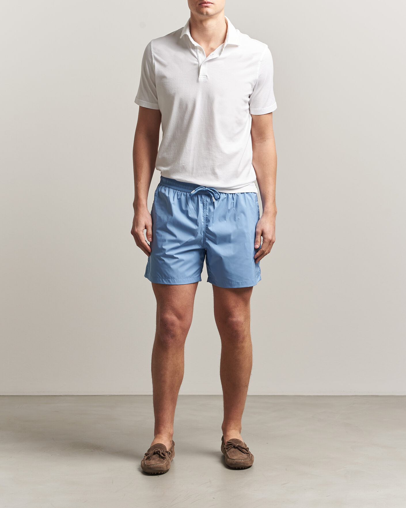 Men | Polo Shirts | Fedeli | Zero Organic Cotton Polo White