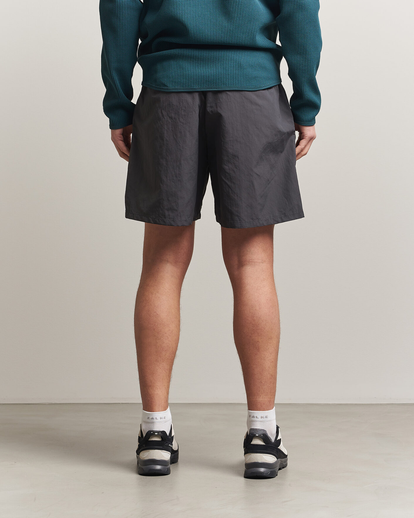 Goldwin Nylon Shorts Deep Charcoal at CareOfCarl.com