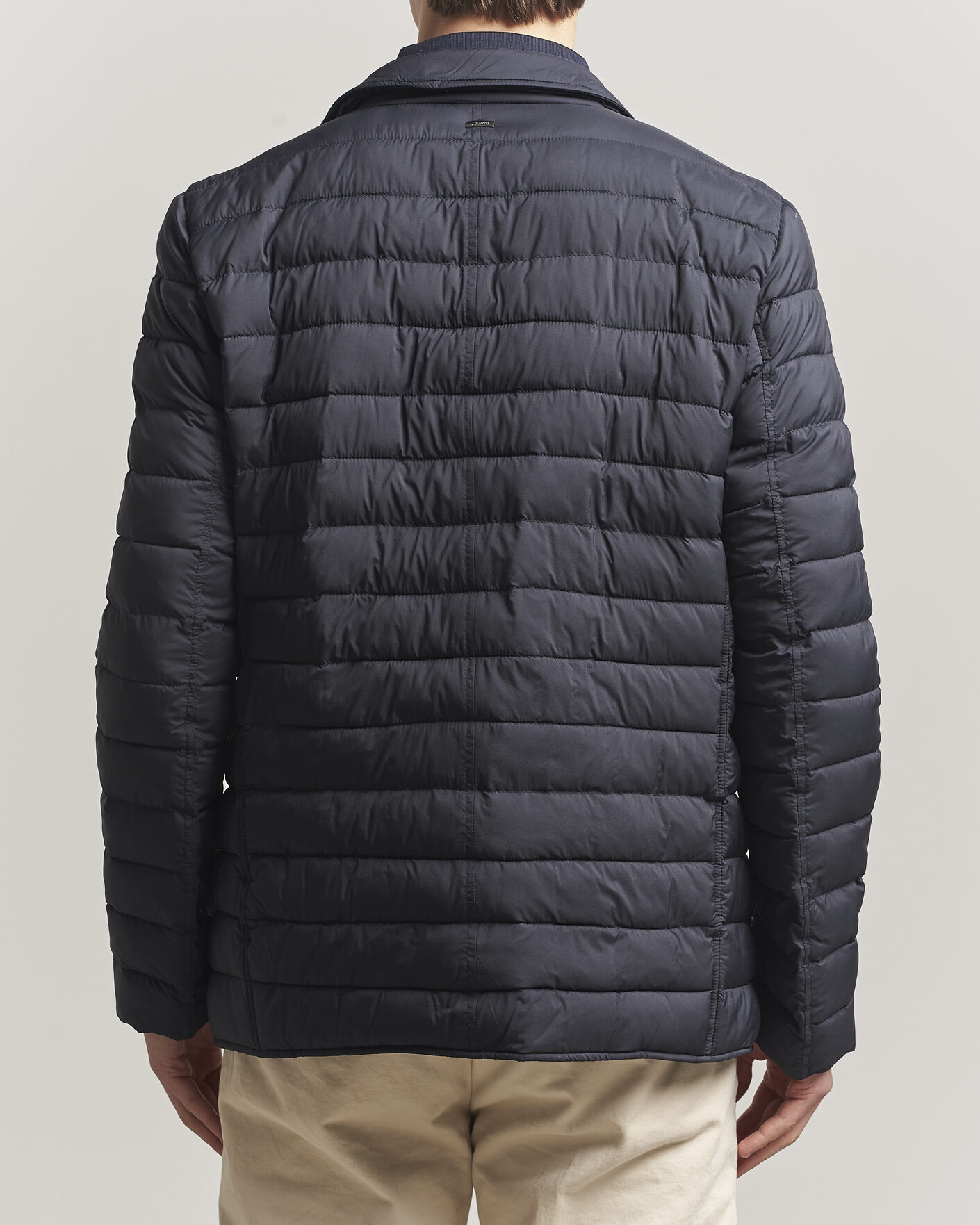 Men | Coats & Jackets | Herno | Nuage Matt Nylon Blazer Navy