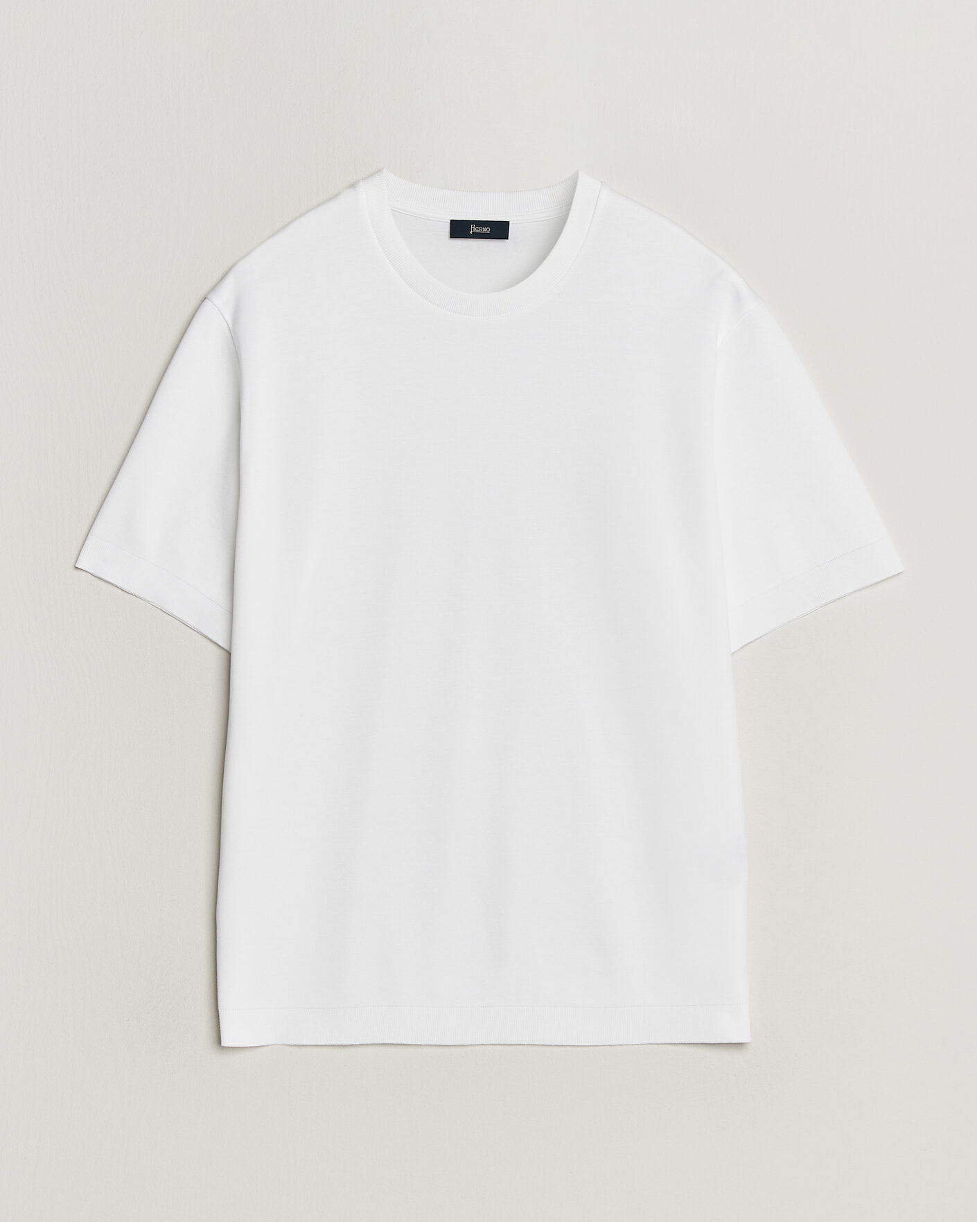 Men | T-Shirts | Herno | Micro Piquet T-Shirt White