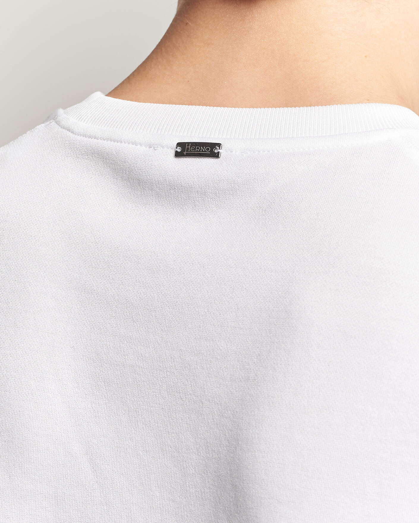 Men | T-Shirts | Herno | Micro Piquet T-Shirt White