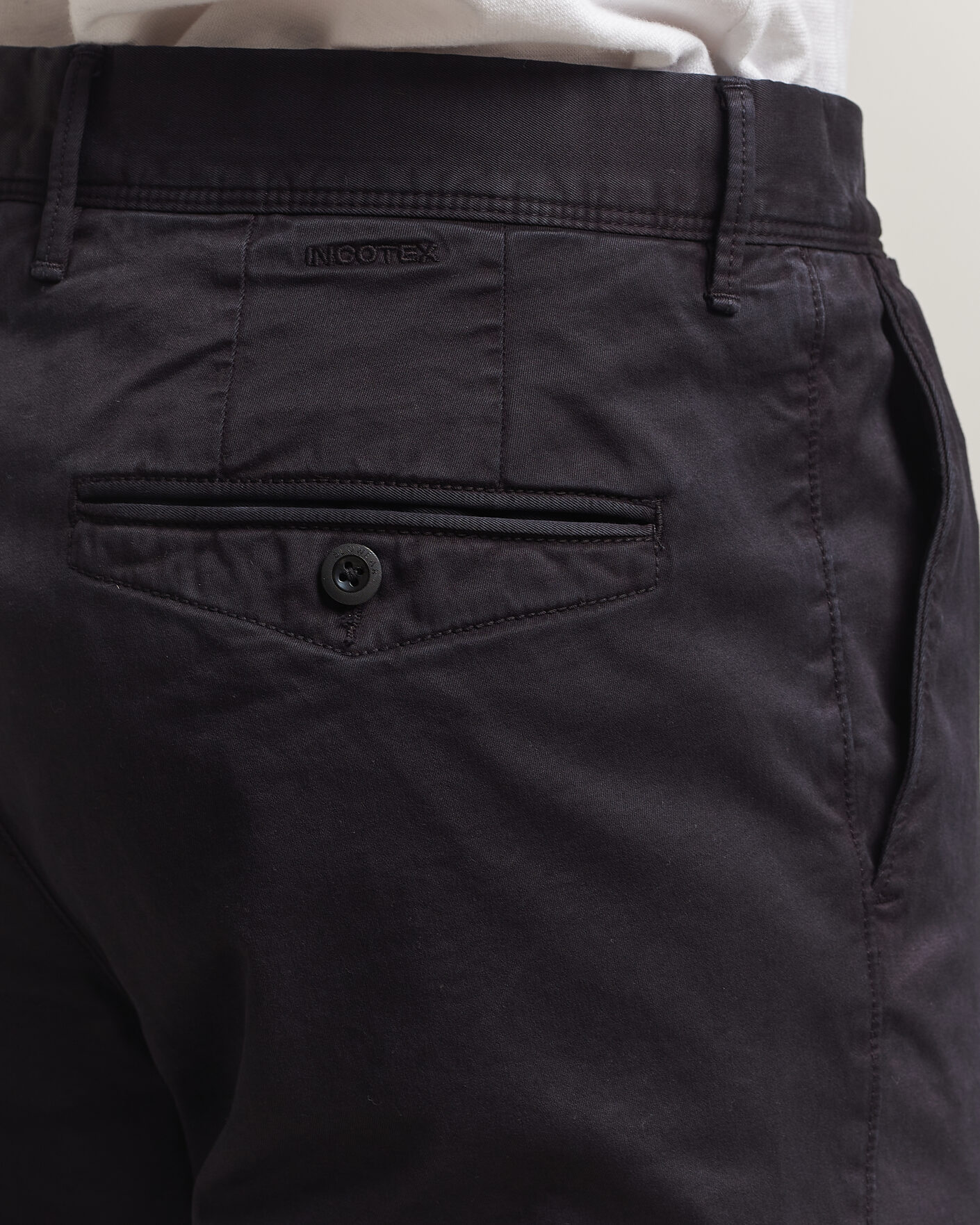 Men | Trousers | Incotex | Regular Fit Garment Dyed Slacks Navy