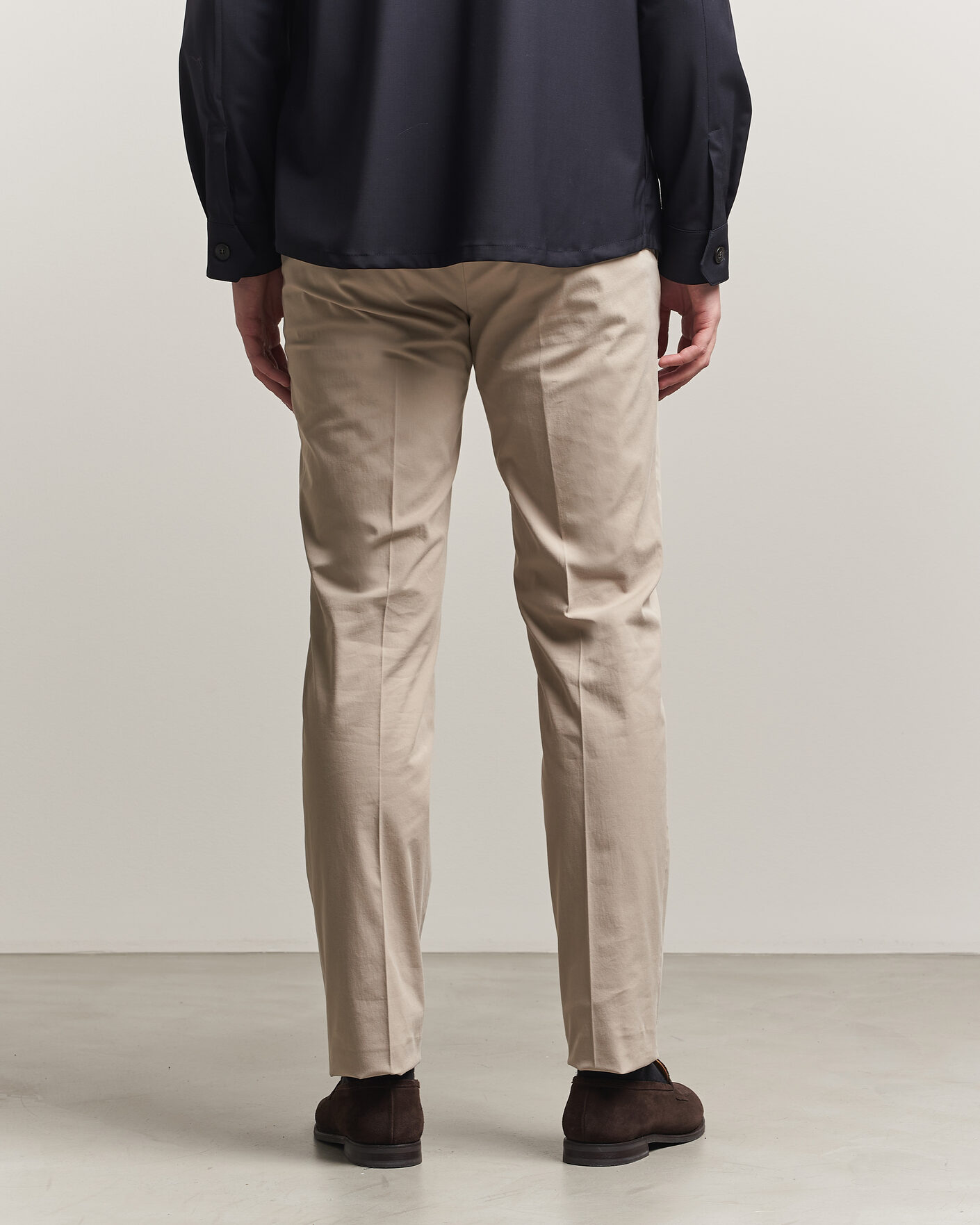 Men | Trousers | Incotex | Regular Fit Comfort Chinos Sand